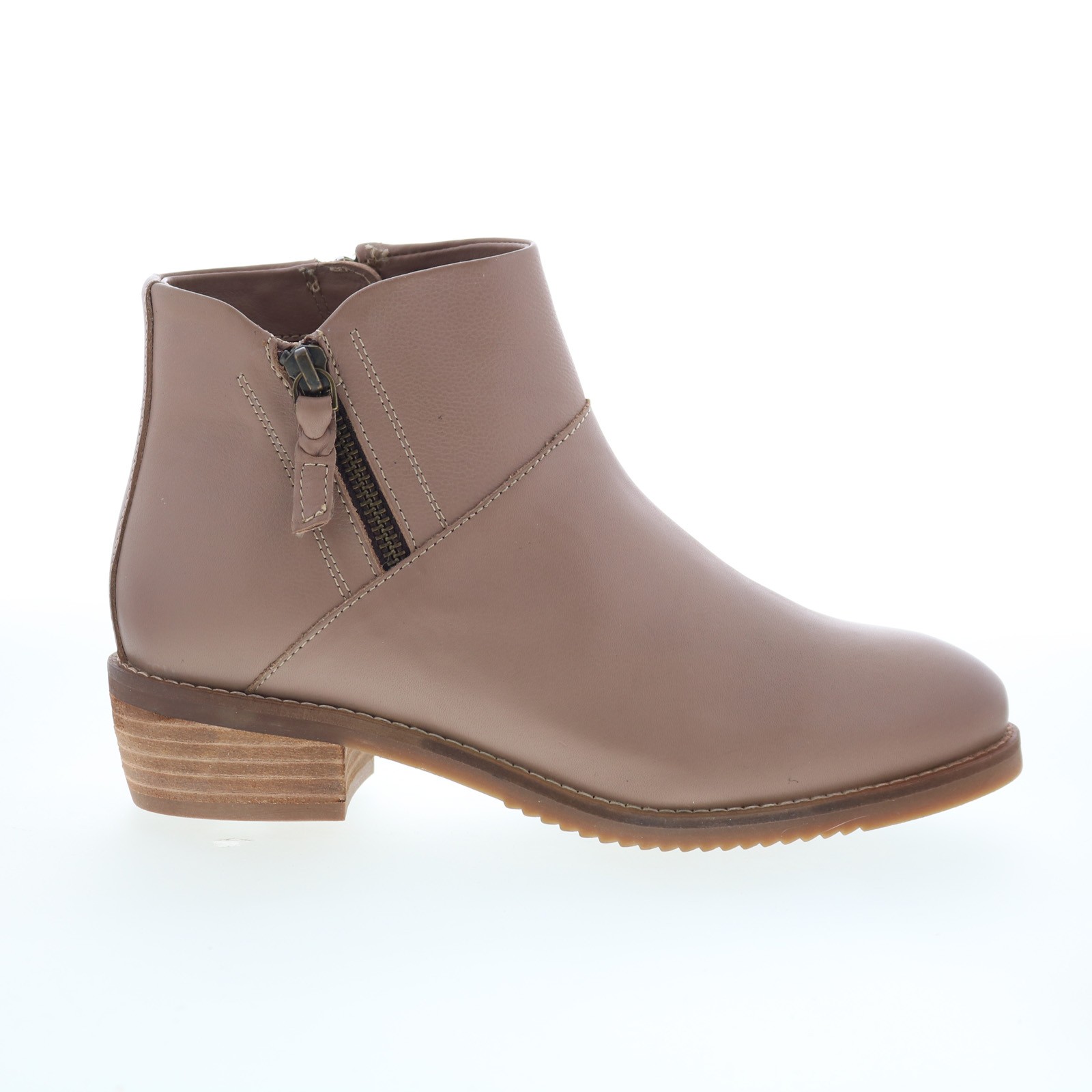 SoftWalk Roselle S2256-063 Womens Brown Leather Ankle & Booties Boots 6.5