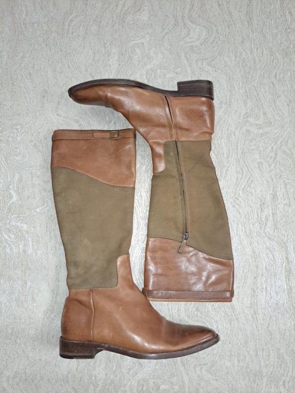 Women Ralph Lauren Boots Brown Cotton 42