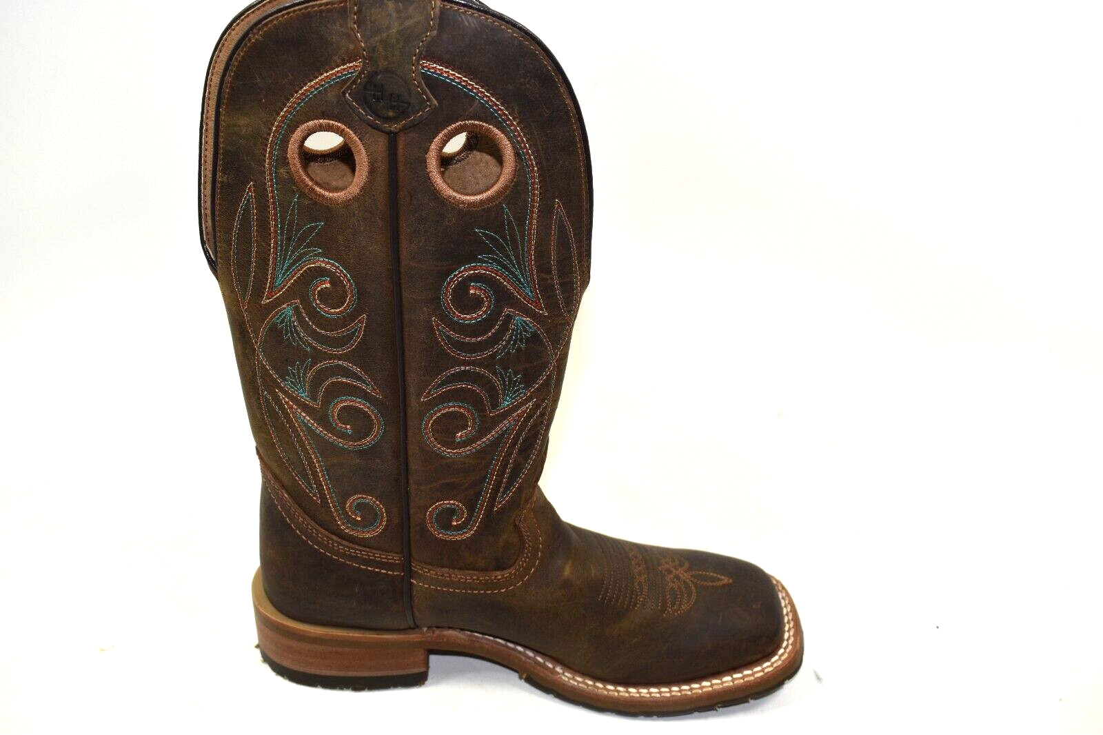 Double H® Ladies SIZE 7.5 M Grace Square Toe Roper Boots DH7030