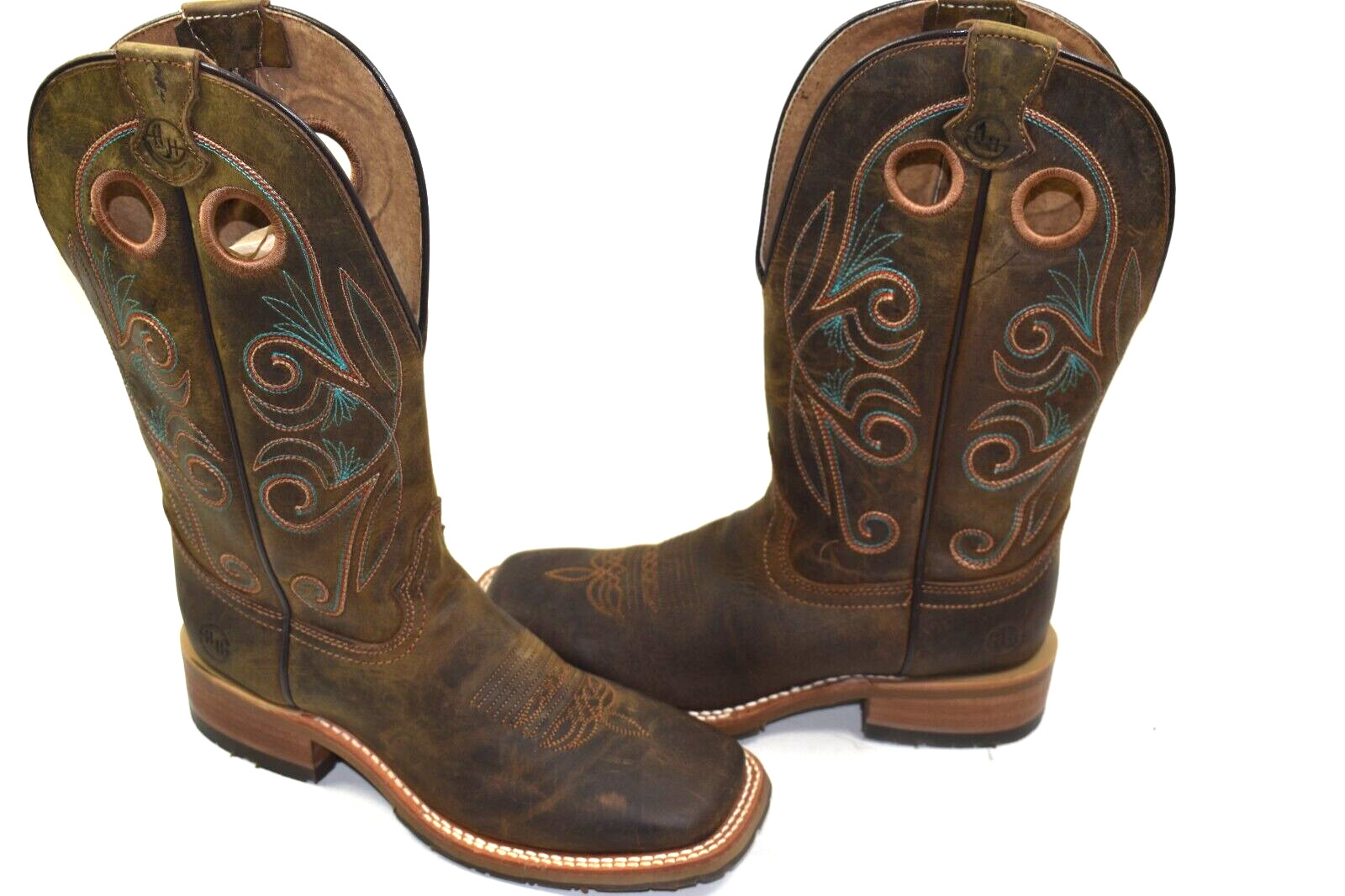 Double H® Ladies SIZE 7.5 M Grace Square Toe Roper Boots DH7030