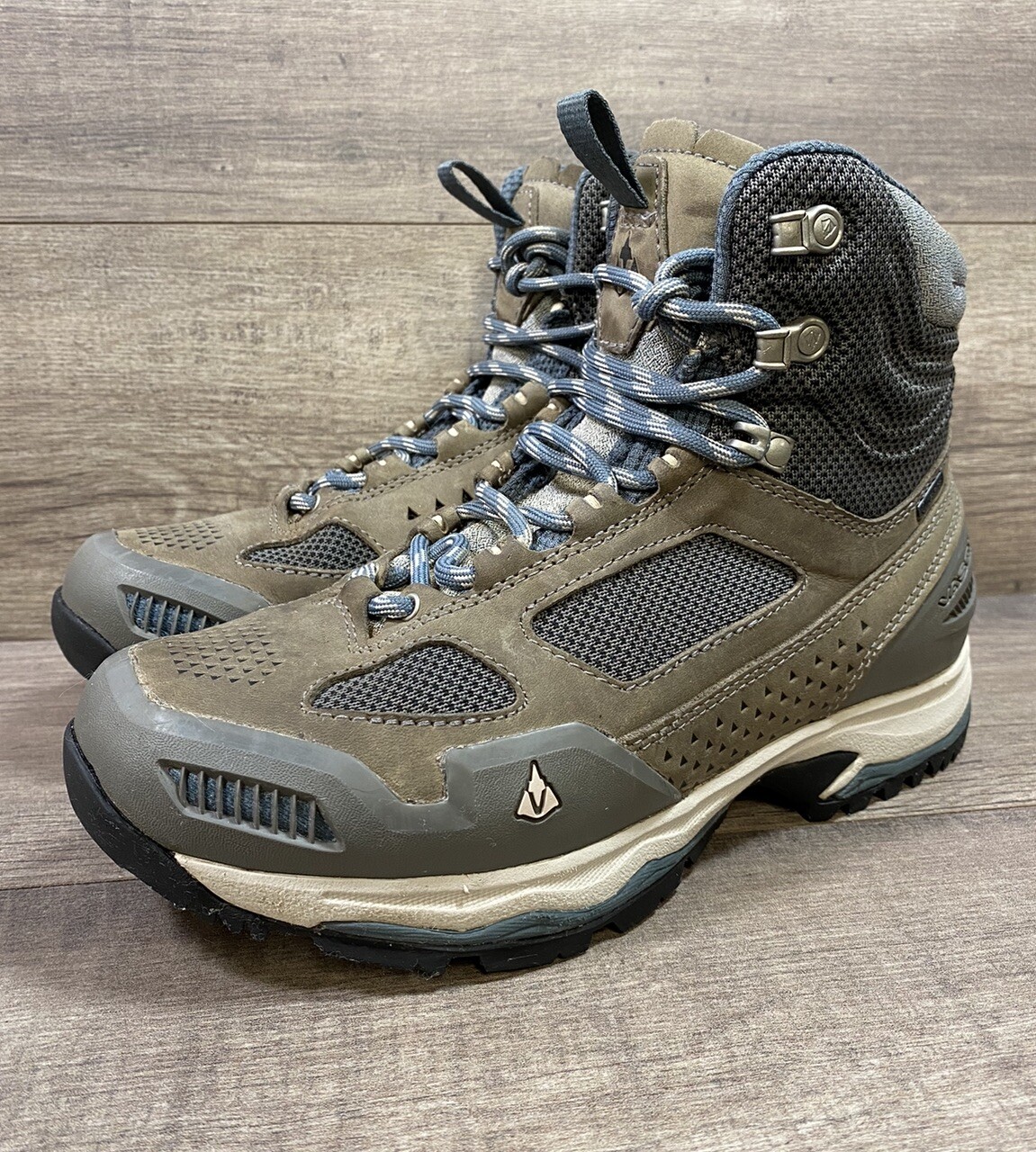 Vasque Breeze AT GTX Waterproof Brown Gray Hiking Boots 7023 Womens Size 7
