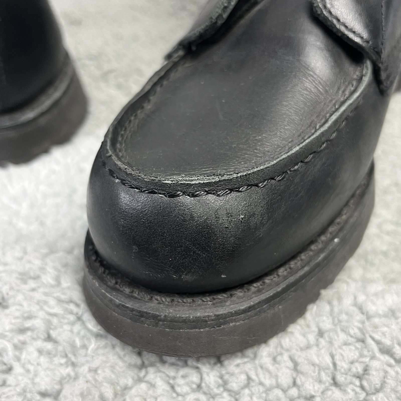 Red Wing Classic Moc Boot women’s 10 B Black Leather Shoes Made In USA