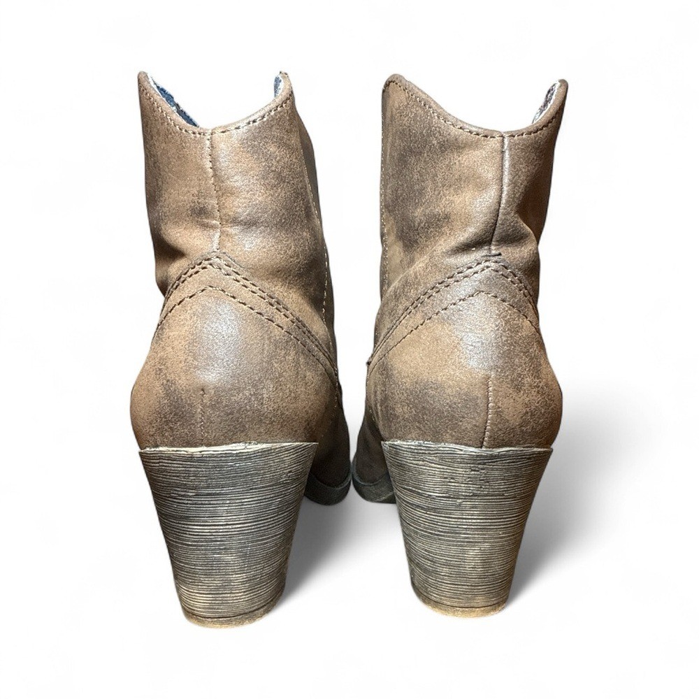 Rocket Dog Brown Leather Ankle Boots