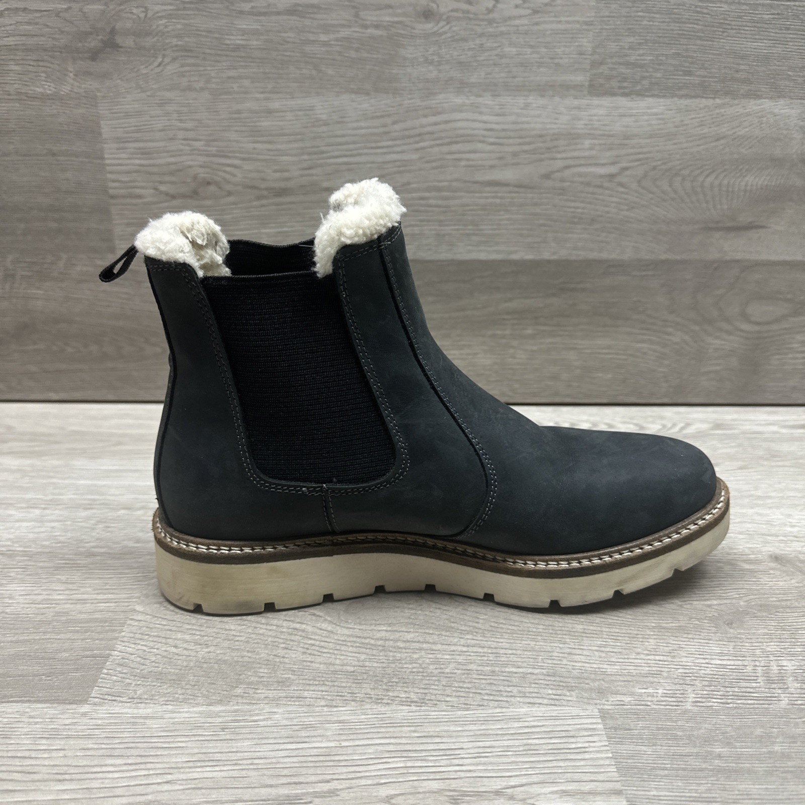 Alpine Design Blaze Womans Chelsea Ankle Boots With Faux Fur Pull On Size 7