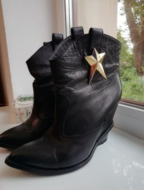 Women Giuseppe Zanotti boots black leather 36 #8RP5