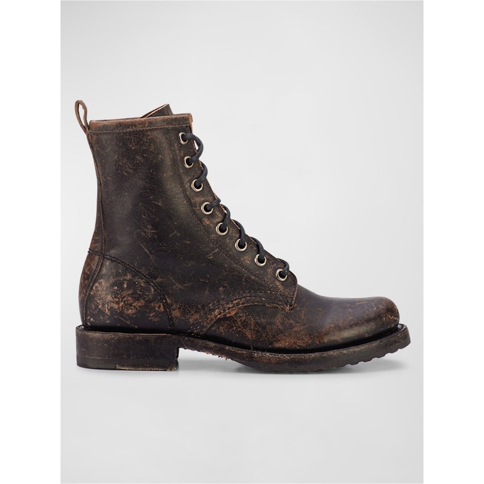 Frye Veronica Leather Rustic Combat Lace Up Boots Size 9B