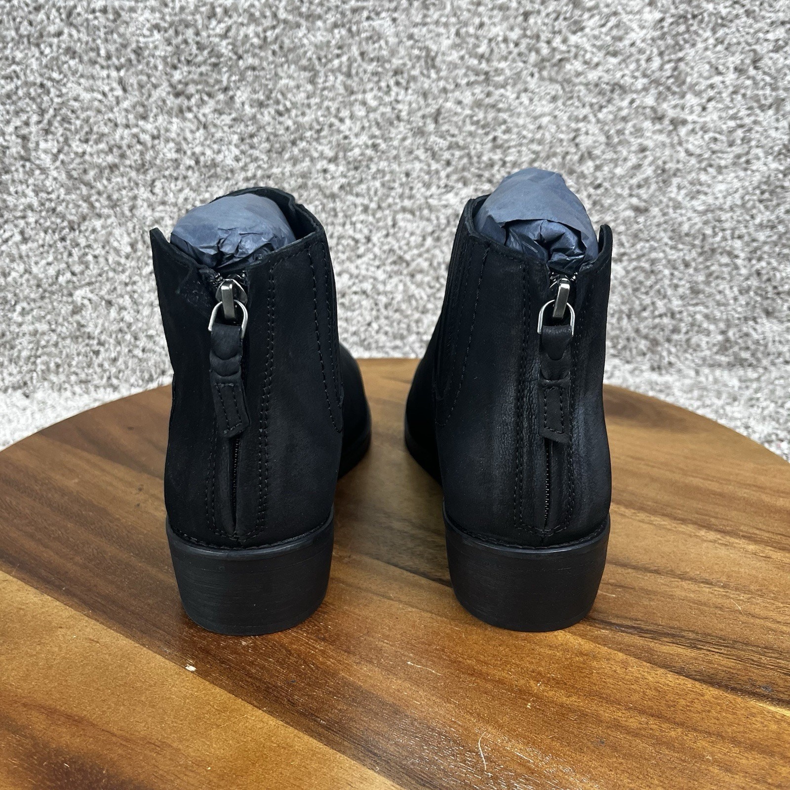 NEW SoftWalk Women’s Ramona Boots Loafer Black Size 7 W Wide Shoes S2156-001