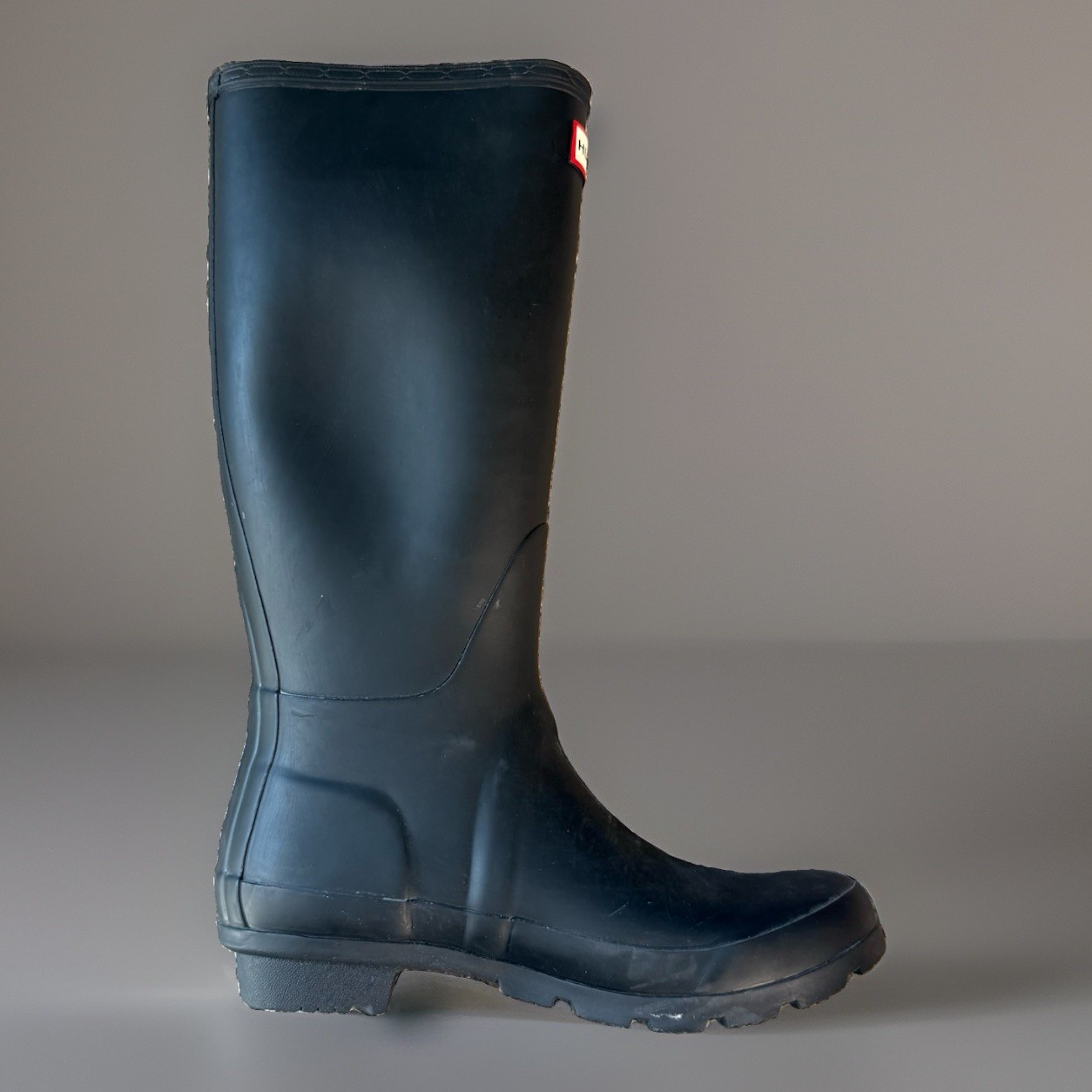 Hunter Tall Rain Boots Women’s Size 7 Black Rubber Outdoors Winter Casual