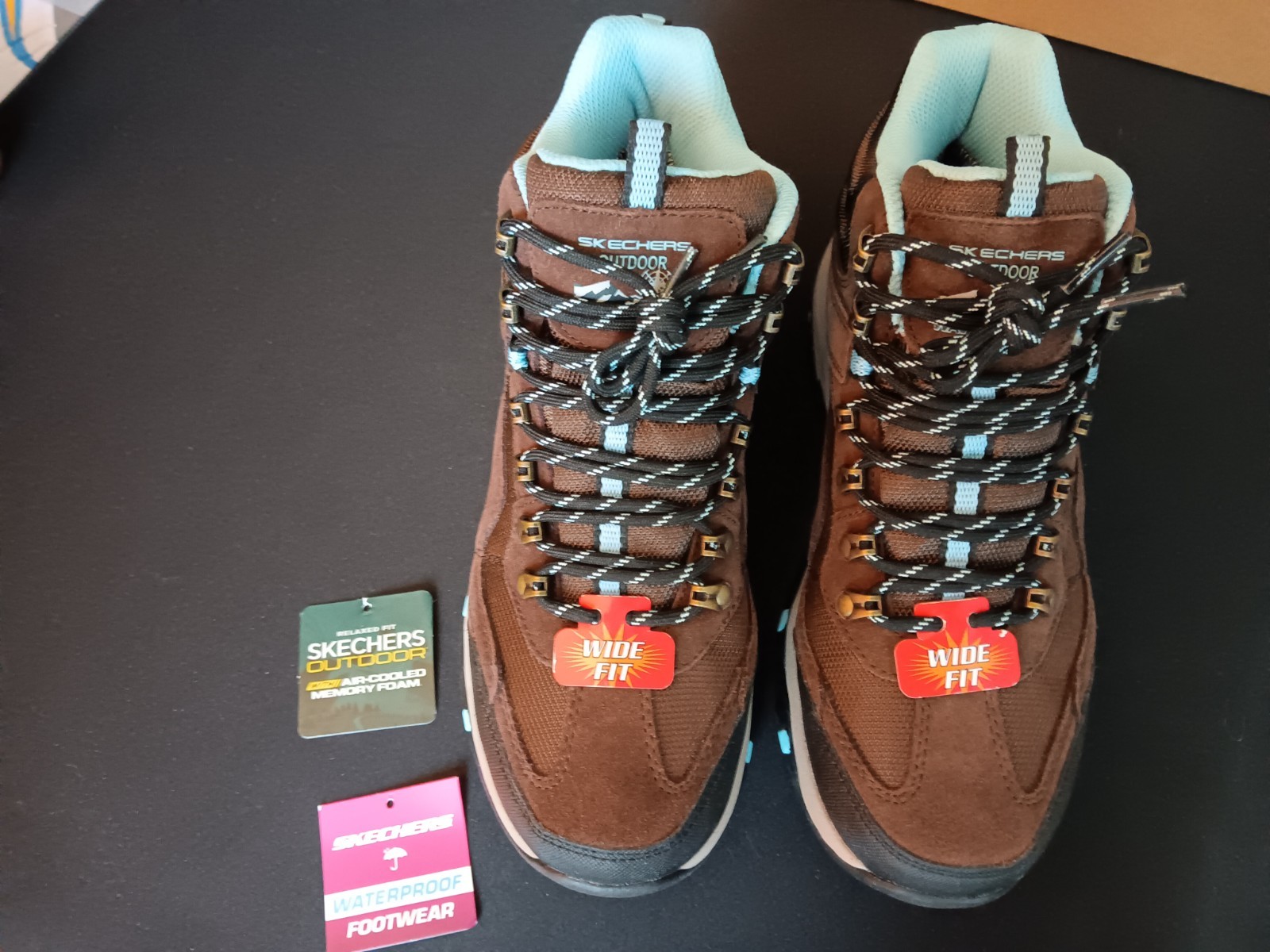 Skechers Outdoors Trego – Base Camp Womens Hiking Boot Chocolate US Size 7.5 W