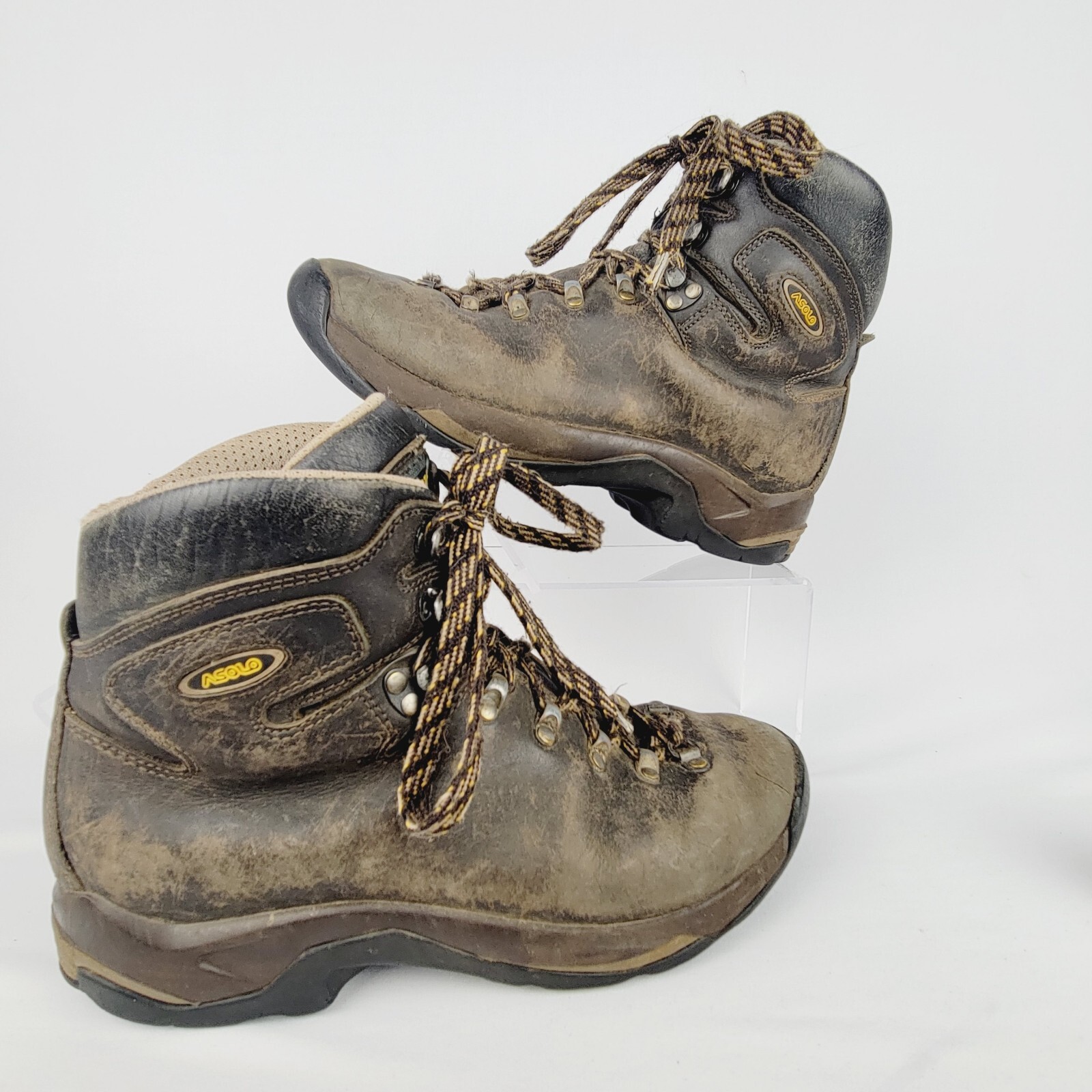 Asolo Gore-Tex Brown Leather Vibram Sole Hiking Boot Women Size 9 US, EU41 1/3