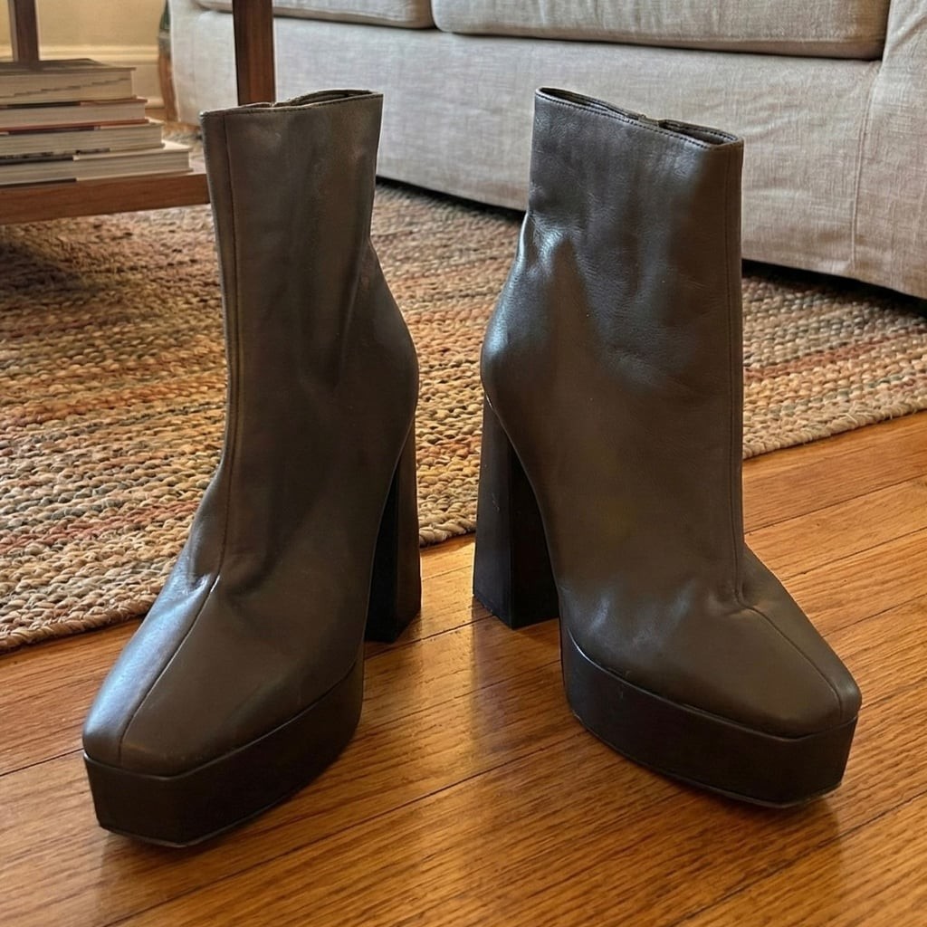 Lisa Vicky Bam Platform Bootie in Stout Brown Leather