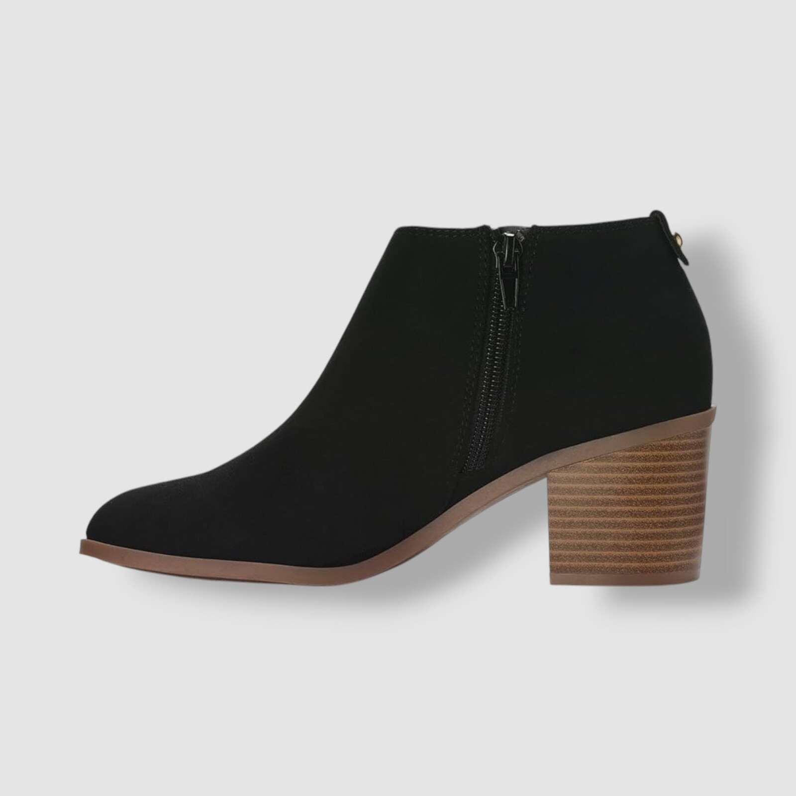 Style & Co Women’s Black Felaa Asymmetrical Ankle Booties Shoe Size 5.5