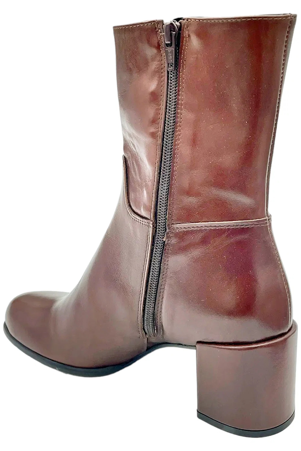 Donald Pliner Brylee Calf Leather Ankle Boot Cognac