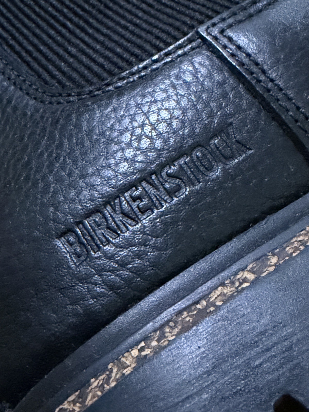 Original Birkenstock Unisex Highwood Slip On Chelsea Boots Black Genuine Leather