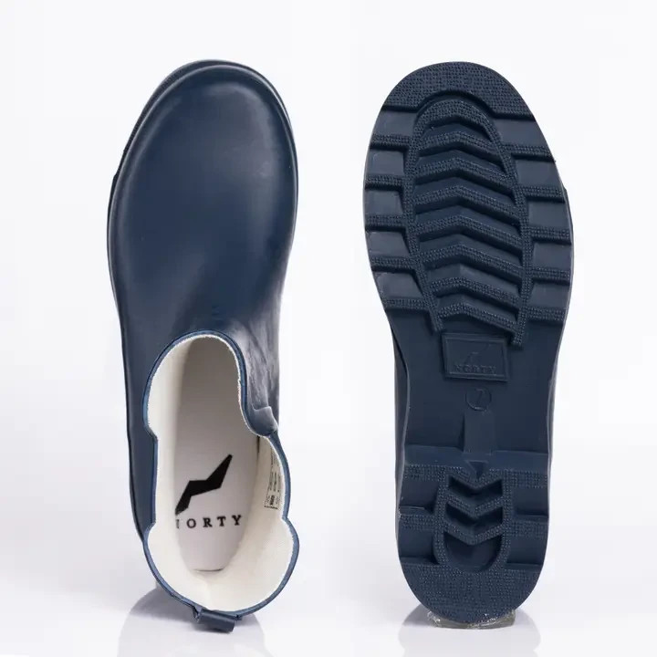 Norty Womens 6″ Ankle Rain Boots #40677 Waterproof Matte Navy Size 8