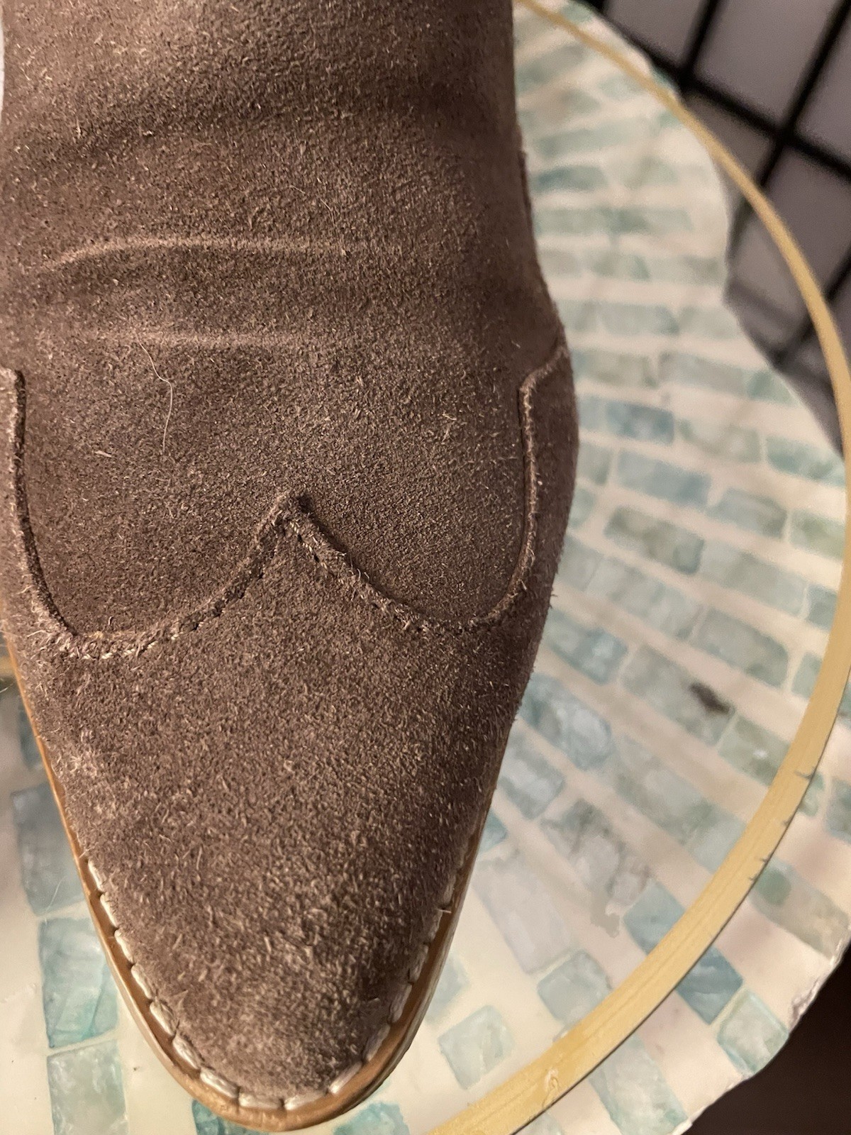 Women’s Chestnut Brown Suede Boots By HOBBS In US Size 10 – ITALY- MSRP $360!