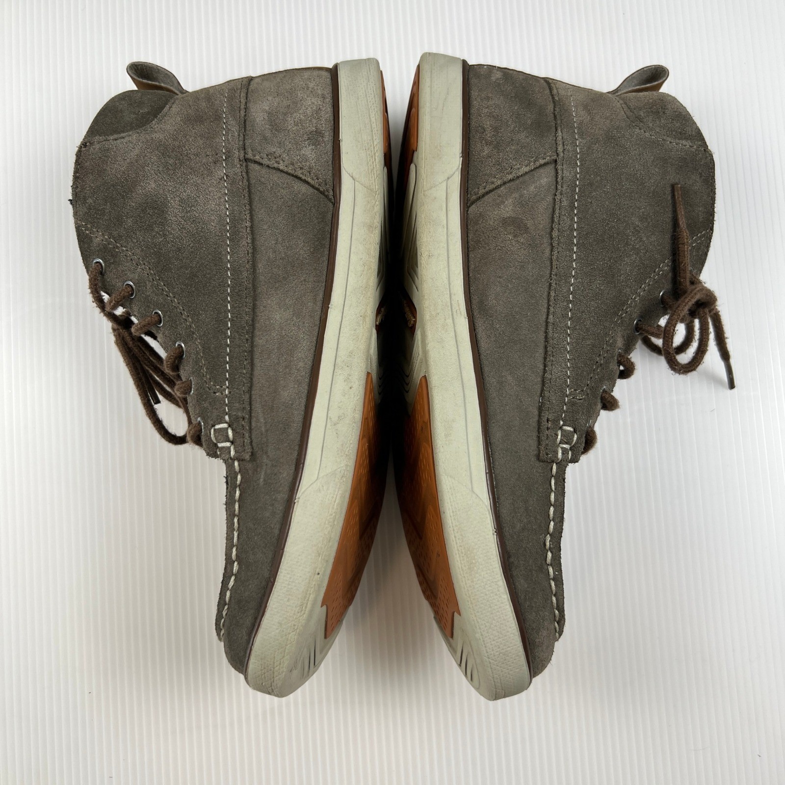 Suede Chukka Boots Womens 8 Brown Moc Toe Lace Up Casual Outdoor Eddie Bauer