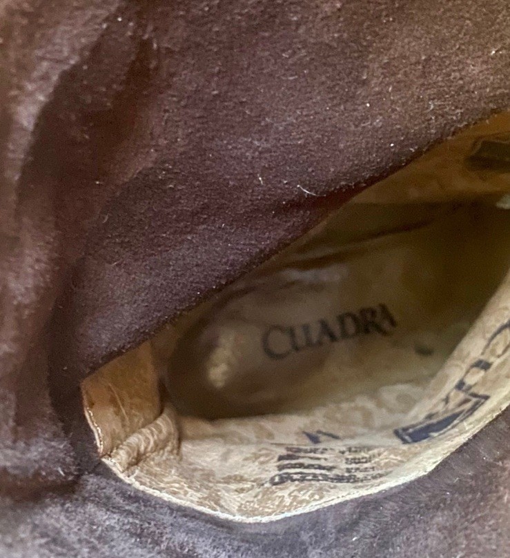 Cuadra Women’s Chocolate Calfskin Leather Western Boots 1W52AT SZ 8