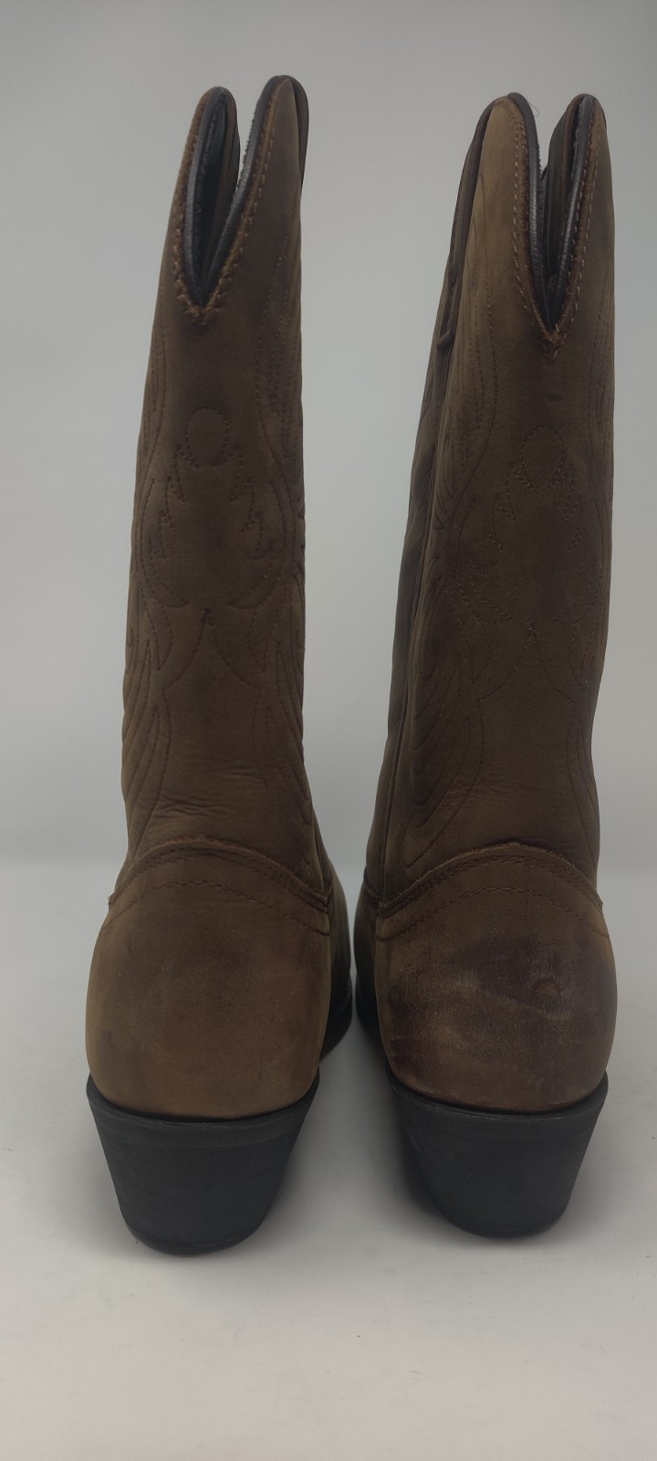 Masterson Western Leather Cowboy Boots Women’s Size 10M Brown – Style RB7440