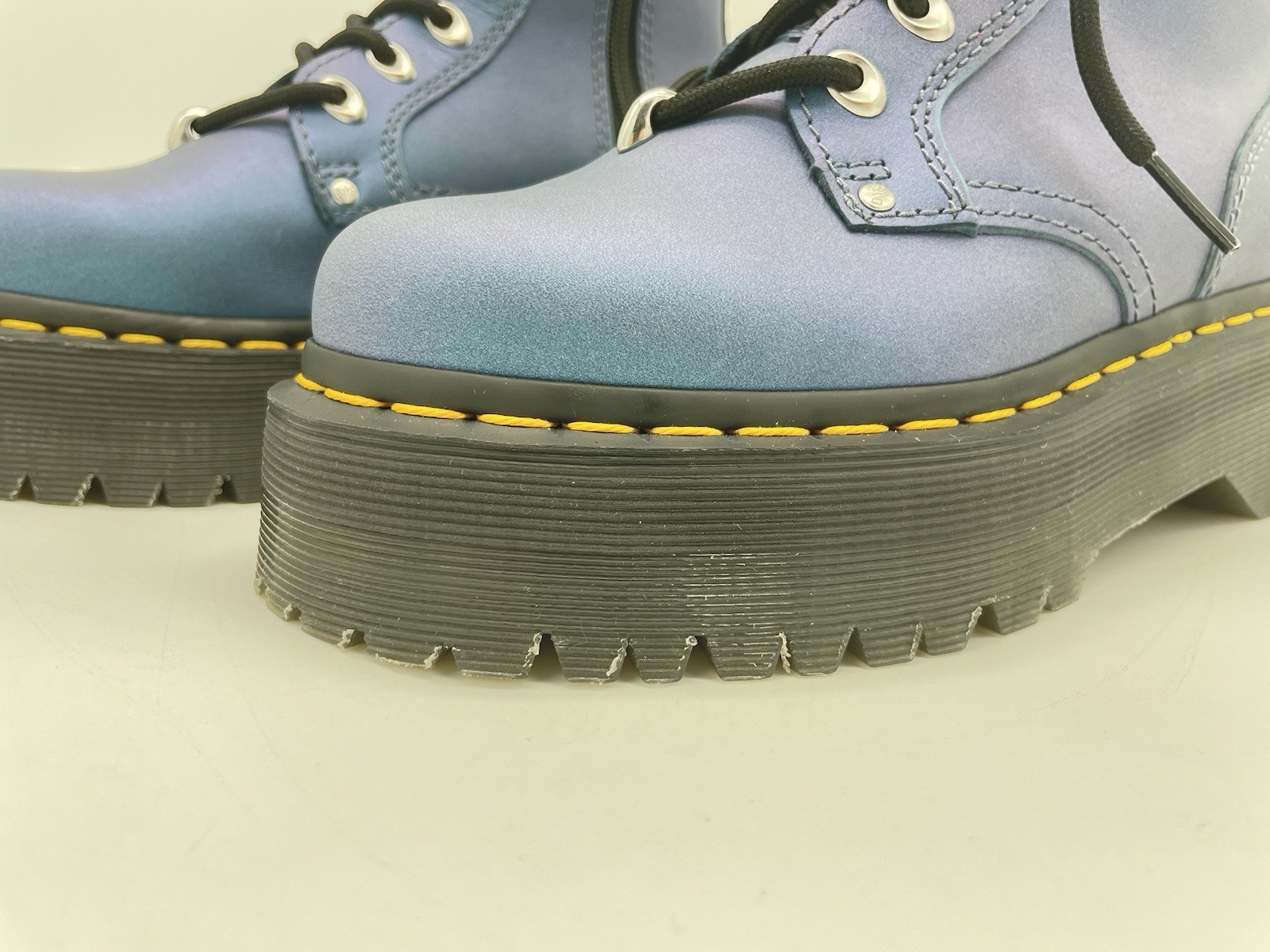 Dr Doc Martens Boots Jadon II HDW Deep Blue Lace Up Combat EU36 US Women’s 5 New