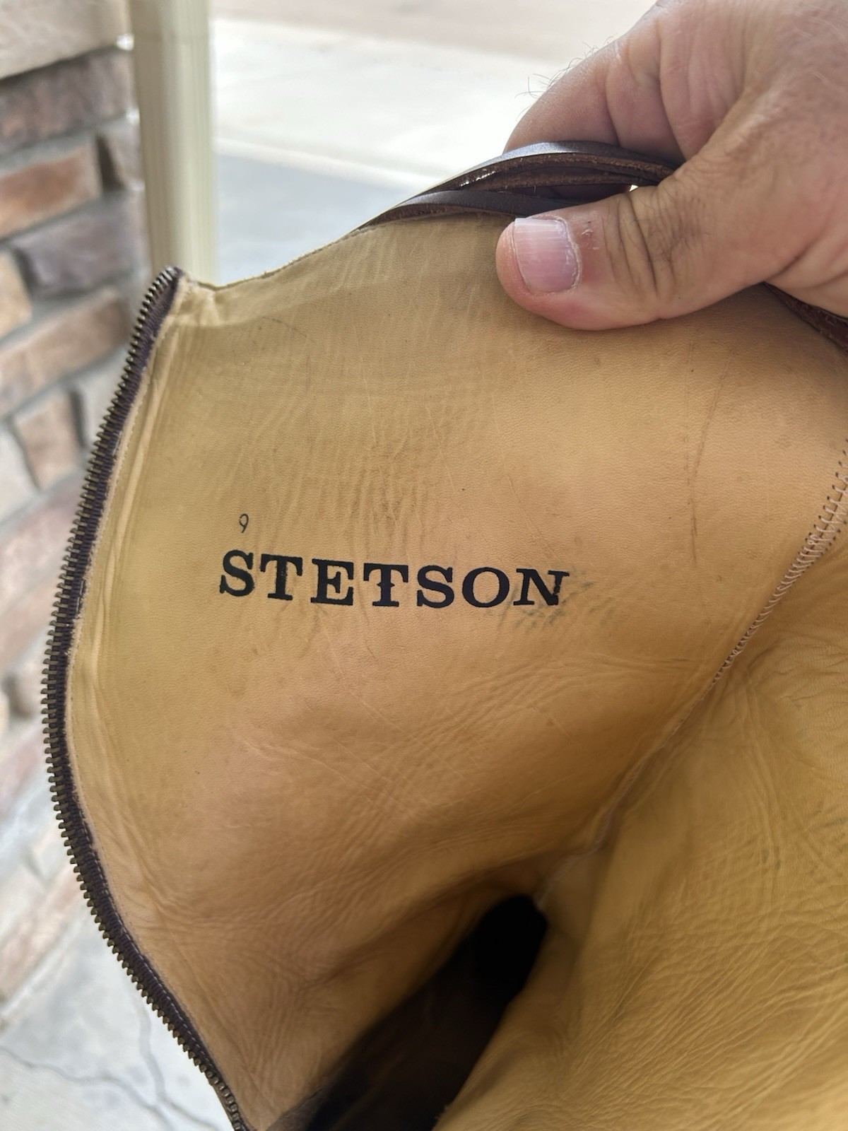 **RARE** Women’s STETSON Bohemian Handmade FRINGED LEATHER BOOTS sz 9