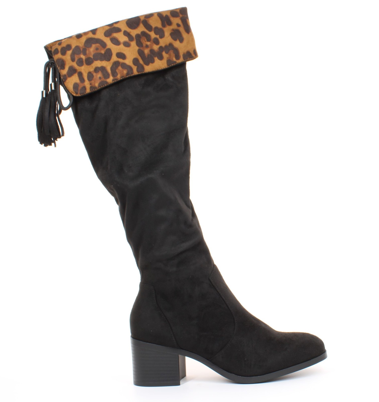 Trary Womens Black Fashion Boots Size 10