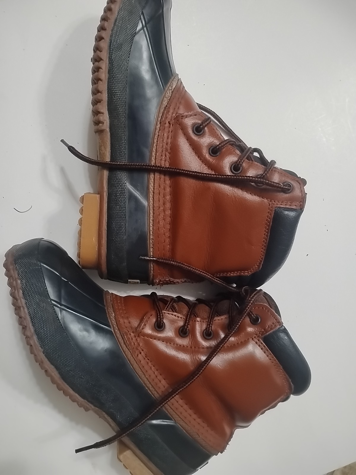 Stormers Steel Shank Duck Boots Leather Insulated Waterproof Size 8