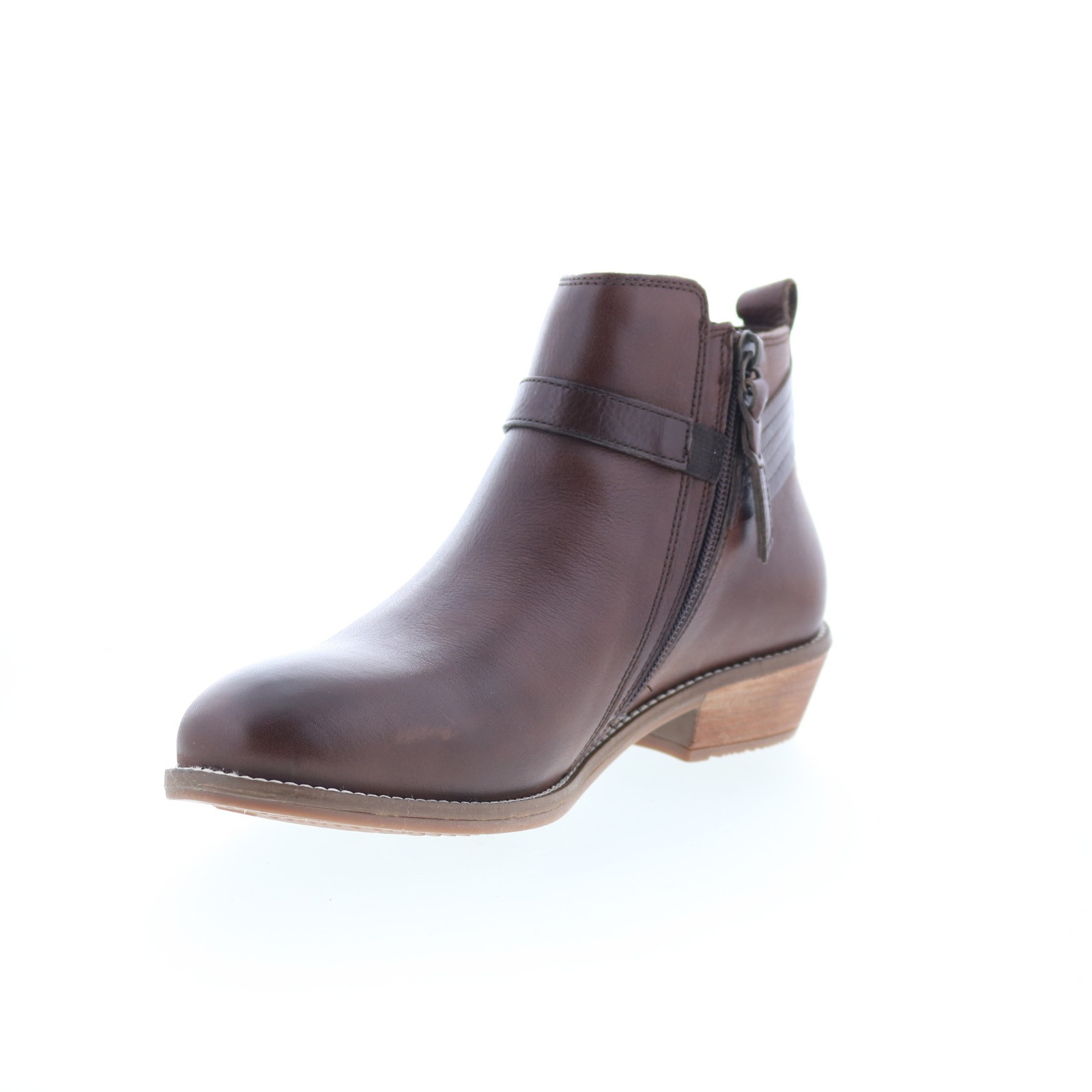SoftWalk Reade S2363-200 Womens Brown Leather Ankle & Booties Boots