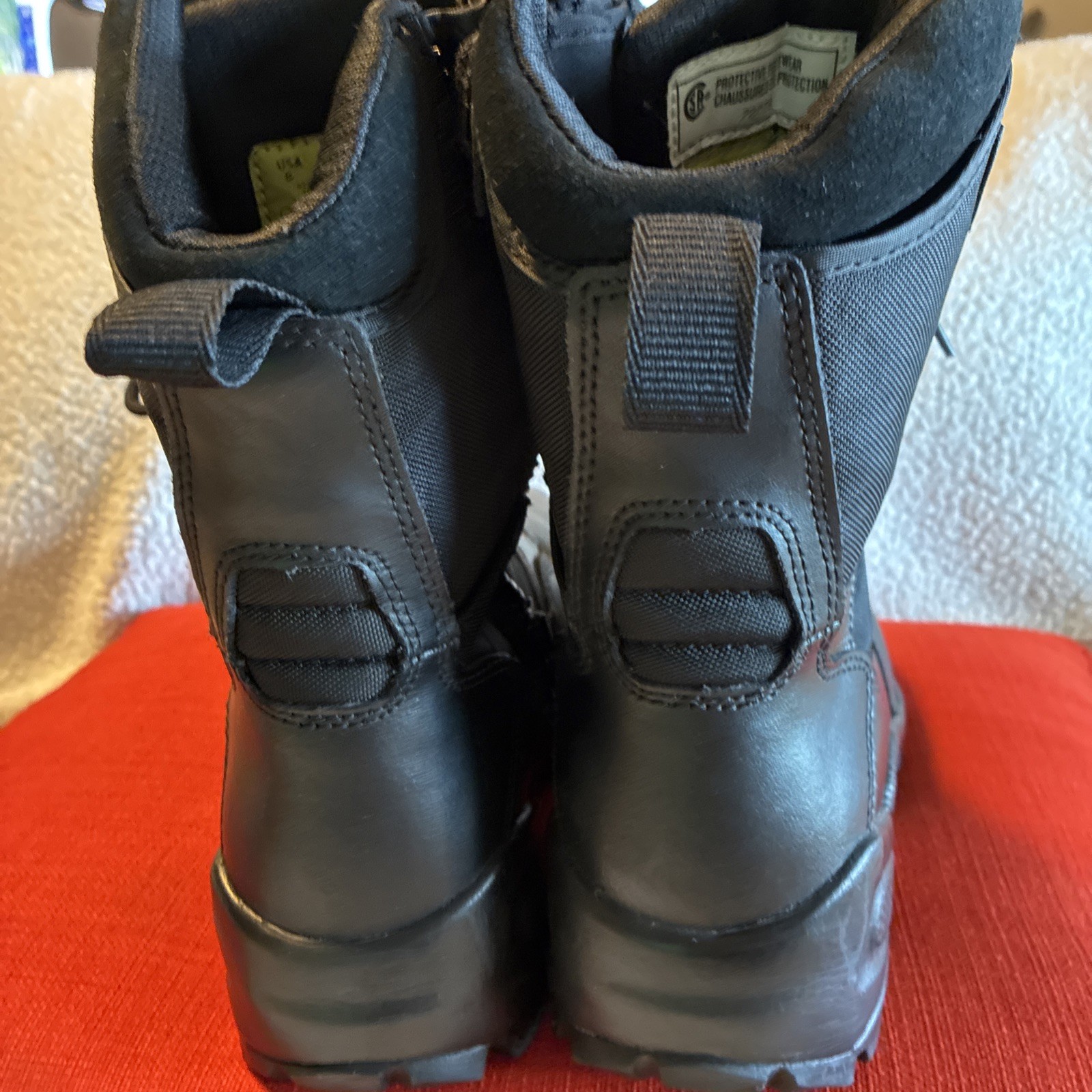 Nwob REGULAR Size 8 5.11 TACTICAL 12404ABR ATAC 2.0 SIDE ZIP 6″ BOOTS BLACK