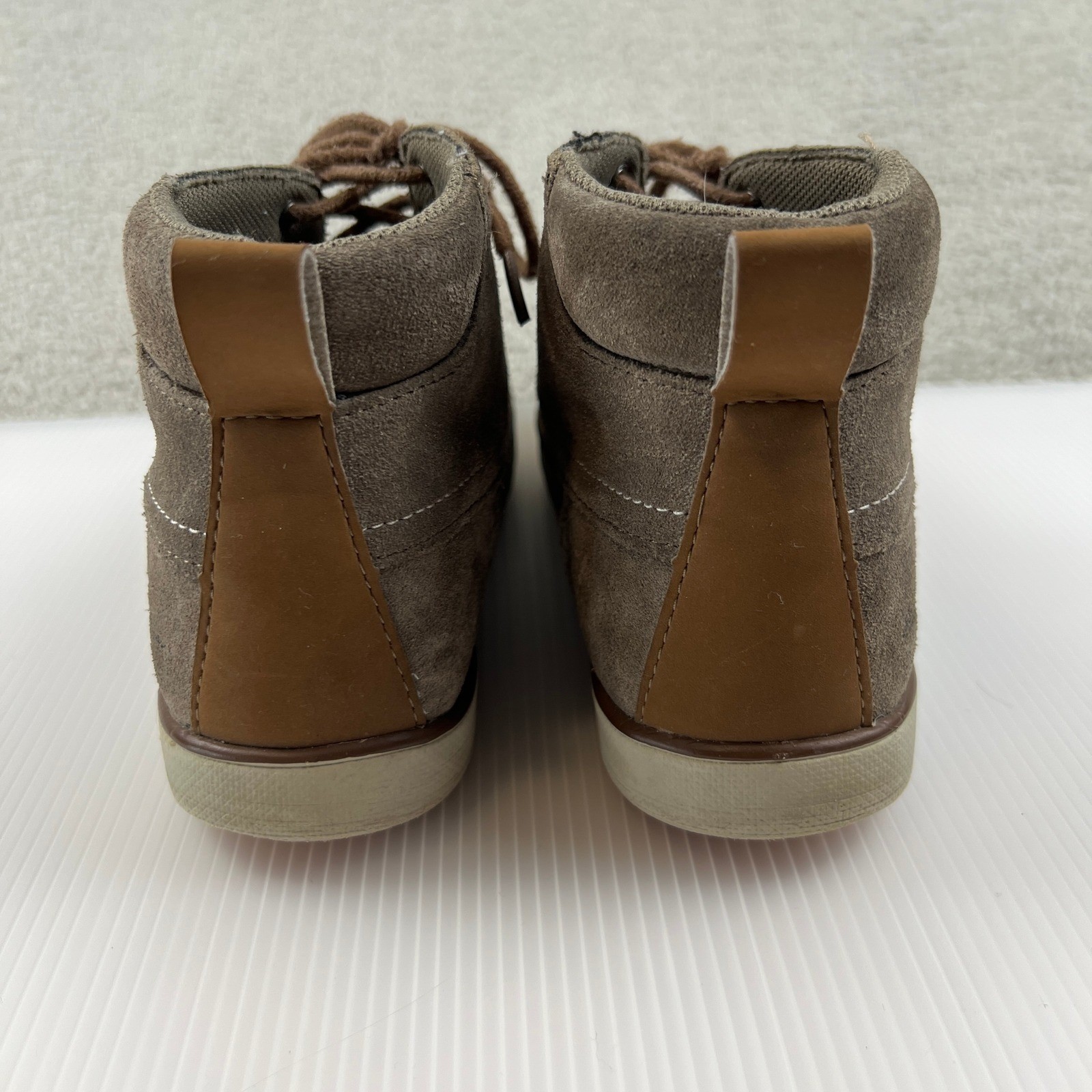 Suede Chukka Boots Womens 8 Brown Moc Toe Lace Up Casual Outdoor Eddie Bauer