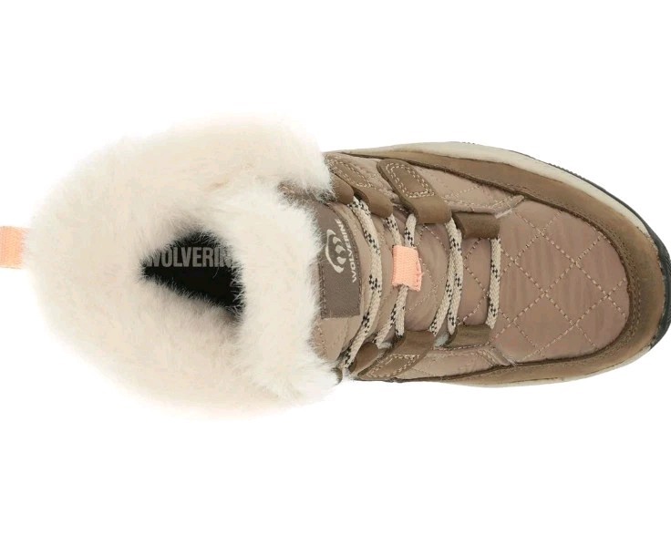 Wolverine Women’s Luton Quilted Waterproof Insulated Mid Snow Boot, Gravel, 7…