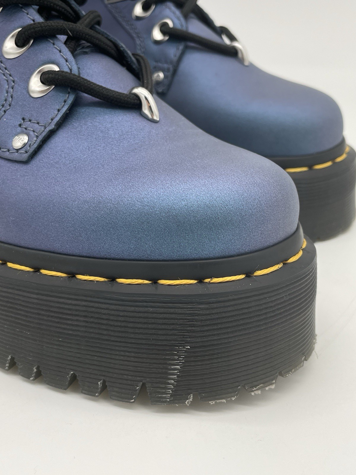 Dr Doc Martens Boots Jadon II HDW Deep Blue Lace Up Combat EU36 US Women’s 5 New