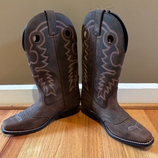 Masterson Cowboy Boots Women’s Leather Size 8 M Brown – Style RB1688  BRAND NEW