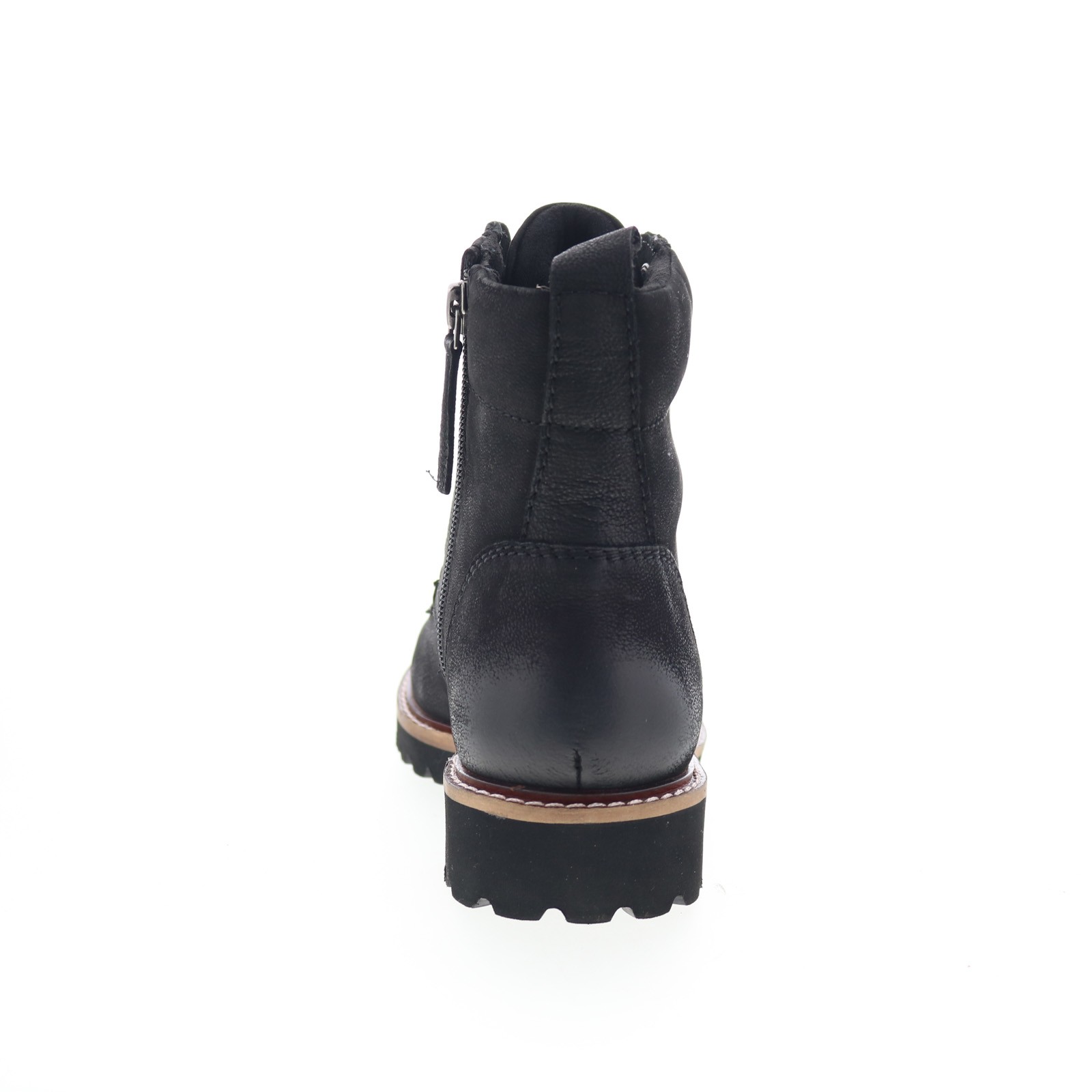 SoftWalk Icara S2310-001 Womens Black Leather Zipper Casual Dress Boots
