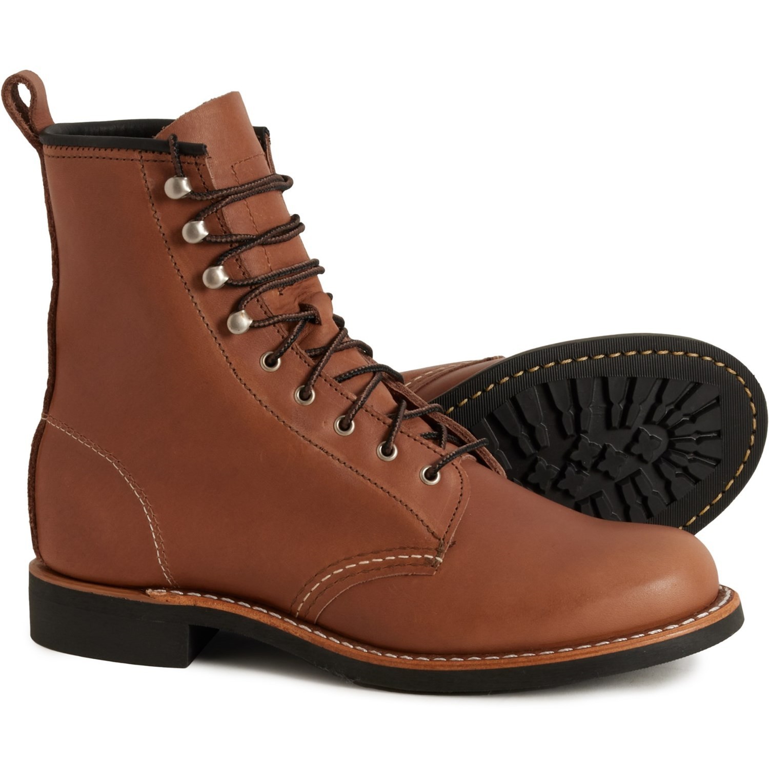 NEW Red Wing Silversmith Boots Women Sz 5 B Mocha Brown Leather Lace Up USA