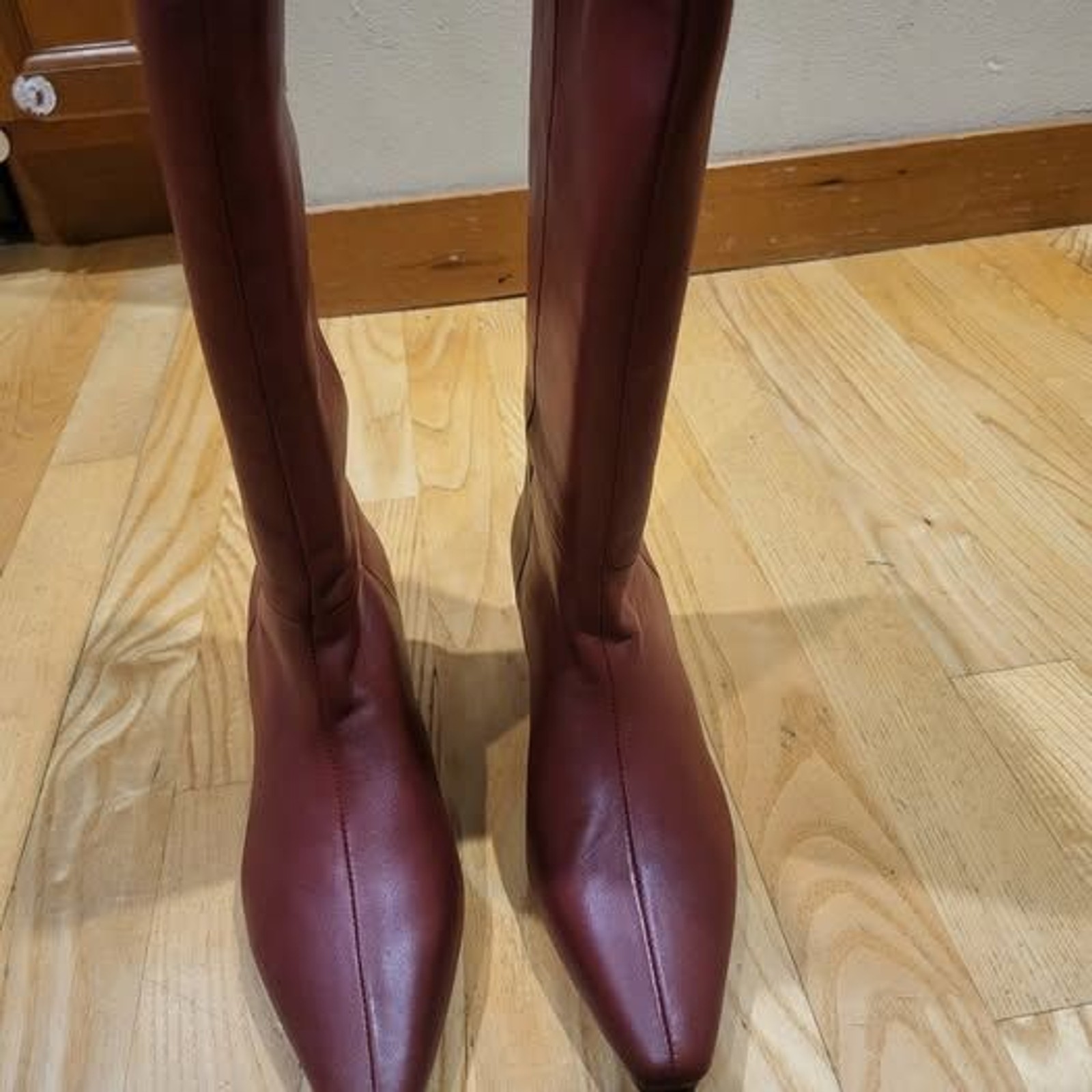 Kenneth Cole New York Meryl Mid-Calf Boots – Size 5 M, Kitten Heel, Pointed Toe