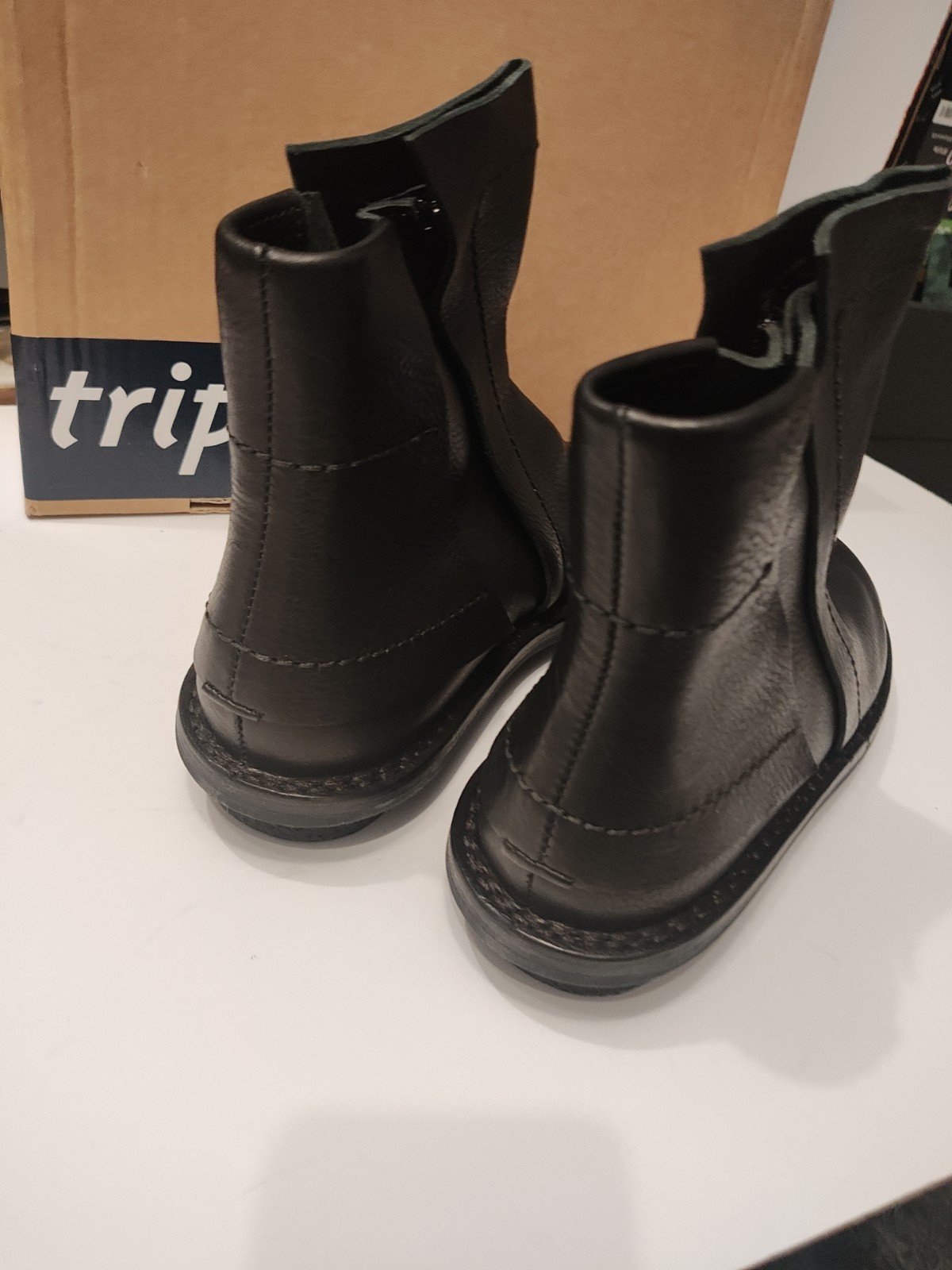 Trippen Humble Boots 42 Black made In GERMANY