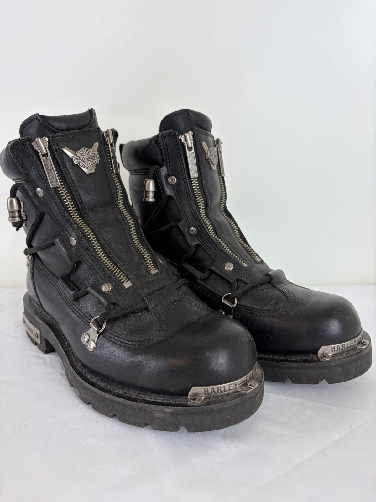 Harley Davidson Women’s Motorcycle Boots Shoes Sz 9.5 Model -81680