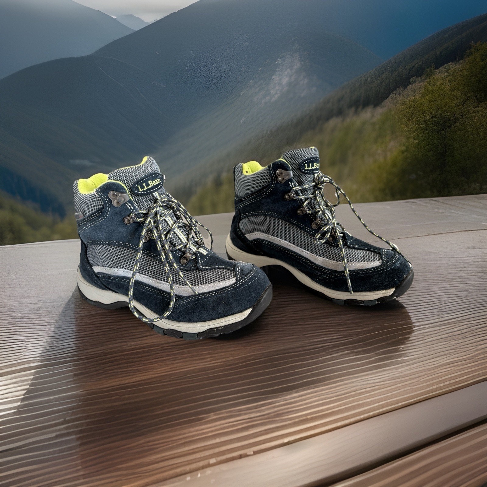 LLBean Access Hiking Boots – Women’s 6.5 Navy Waterproof Outdoors Spring Trail