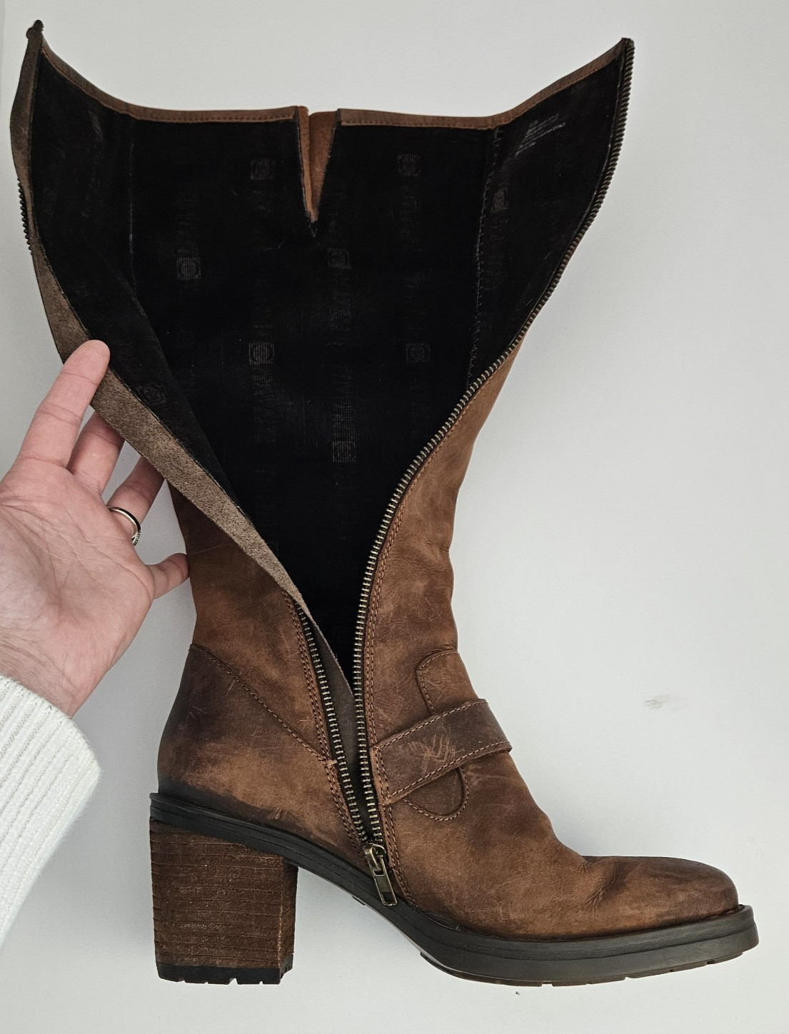 Børn Deba Riding Boots Brown Leather Women’s Size 9.5 – Comfort Equestrian Style
