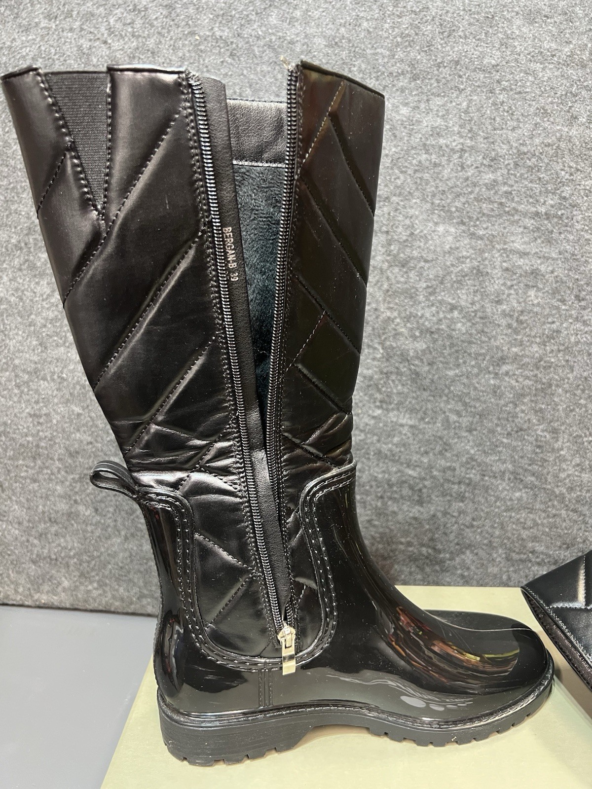 Spring Step Maiza Waterproof Quilted Rain Boots Women’s Size 9