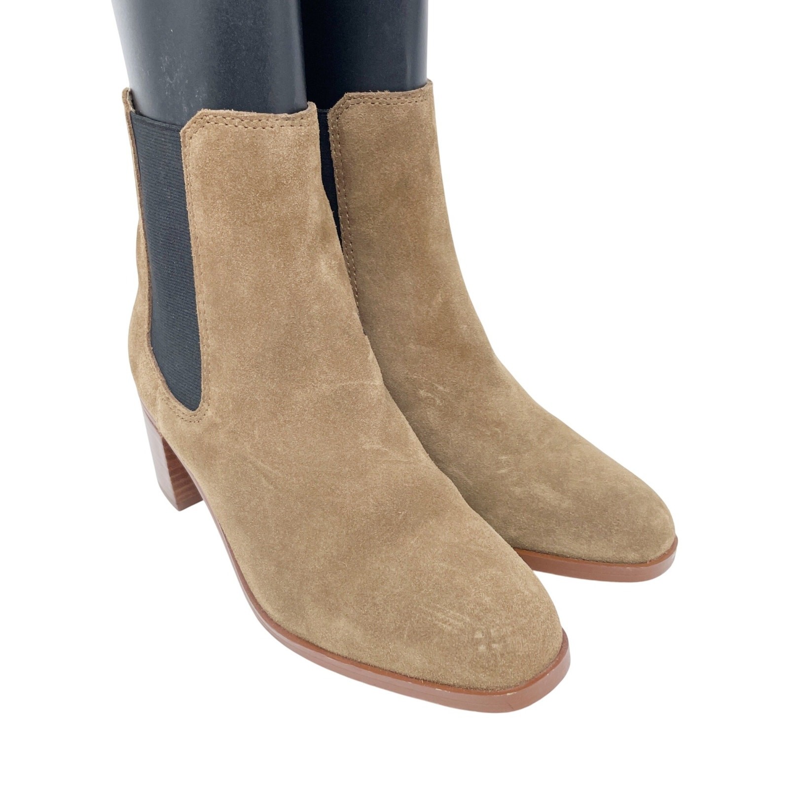 Steve Madden Women Rhiannon Chelsea Boot Brown Suede Size 7.5 M