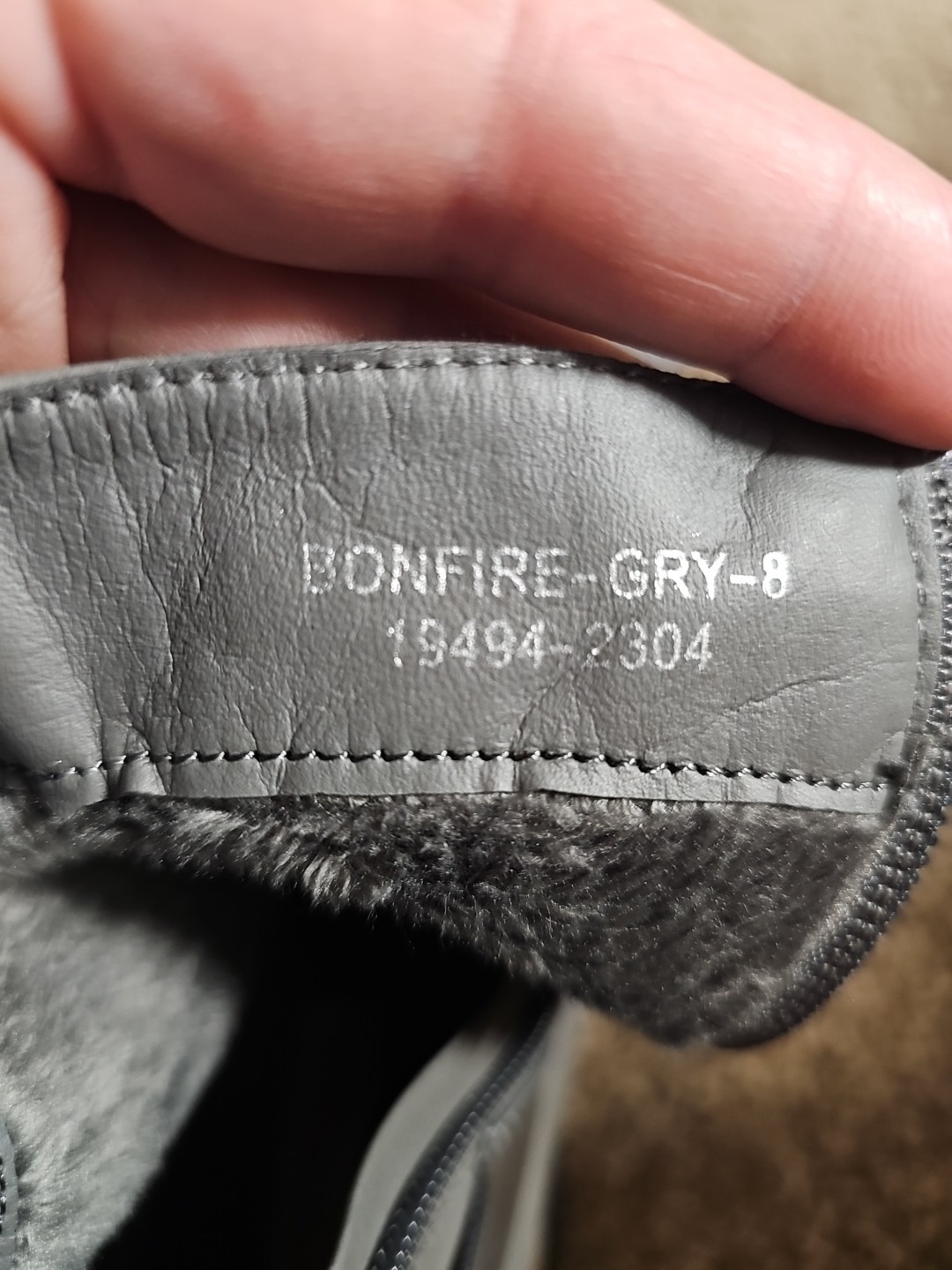 PATRIZIA By Spring Step Bonfire Gray Block Heel Booties for Women Boots Sz 8