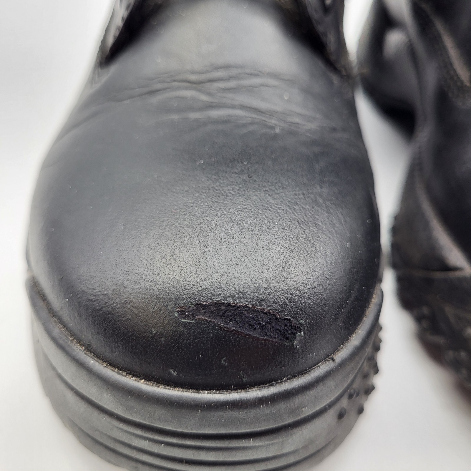 511 Tactical ATAC 6″ 2.0 Black Leather Side Zipper Boots Soft Toe Womens Size 7