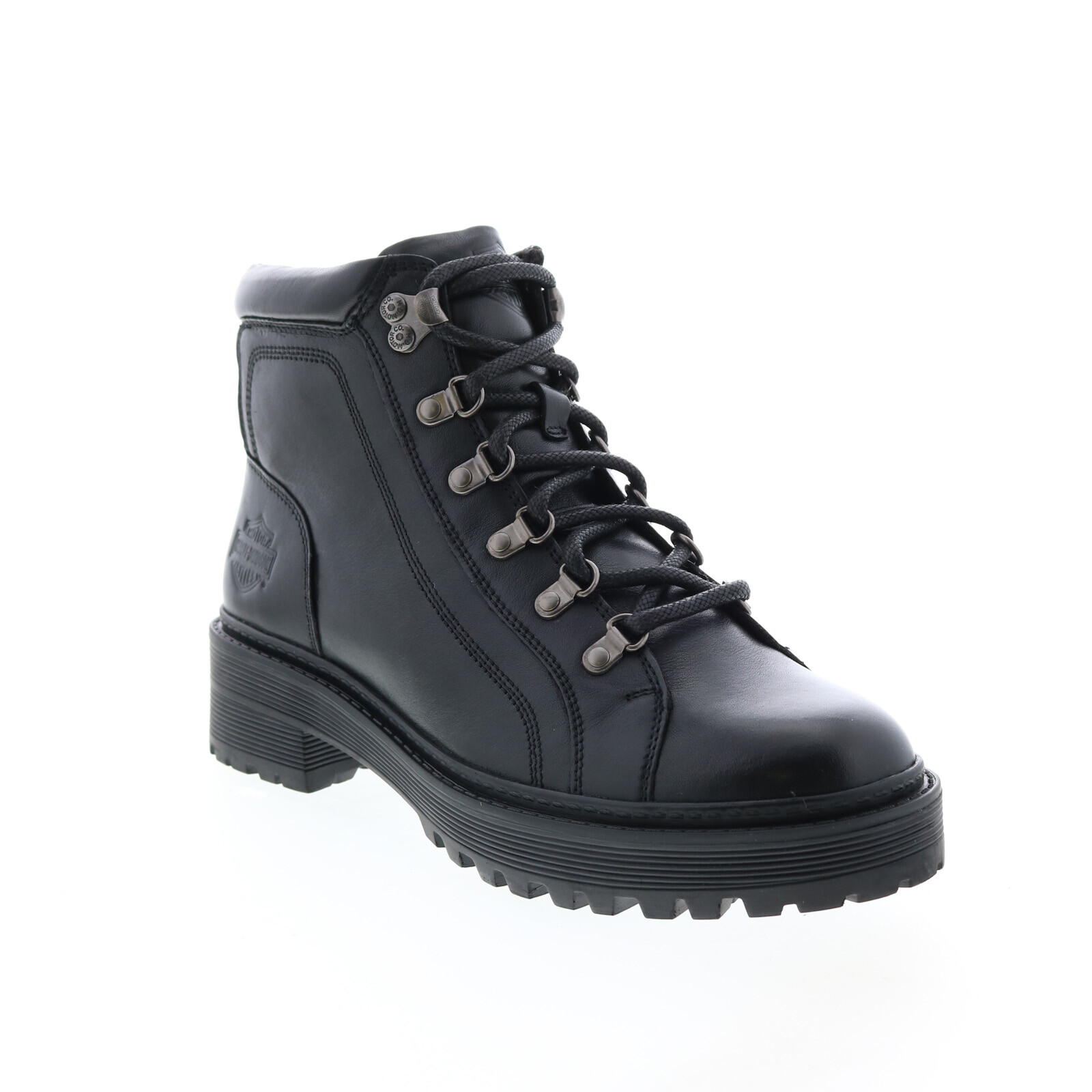 Harley-Davidson Dalwood 5″ Lace D84743 Womens Black Leather Motorcycle Boots