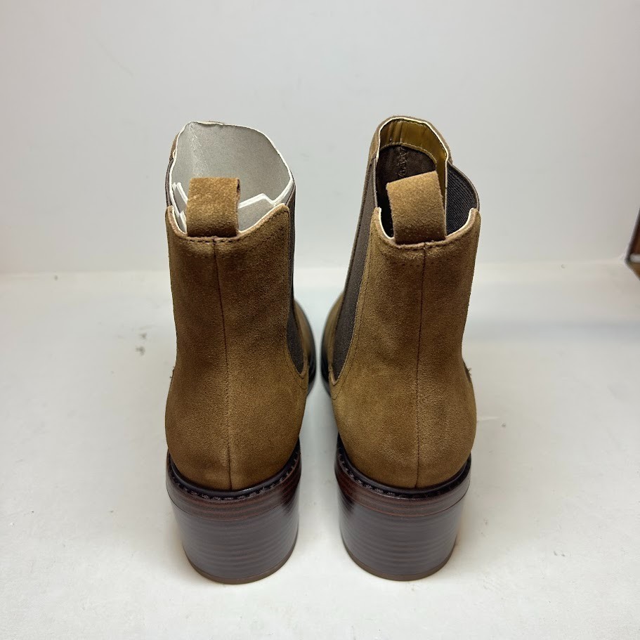 Marc Fisher Womens 8 M Dark Brown Modesty Pull On Chelsea Booties NIB LC3