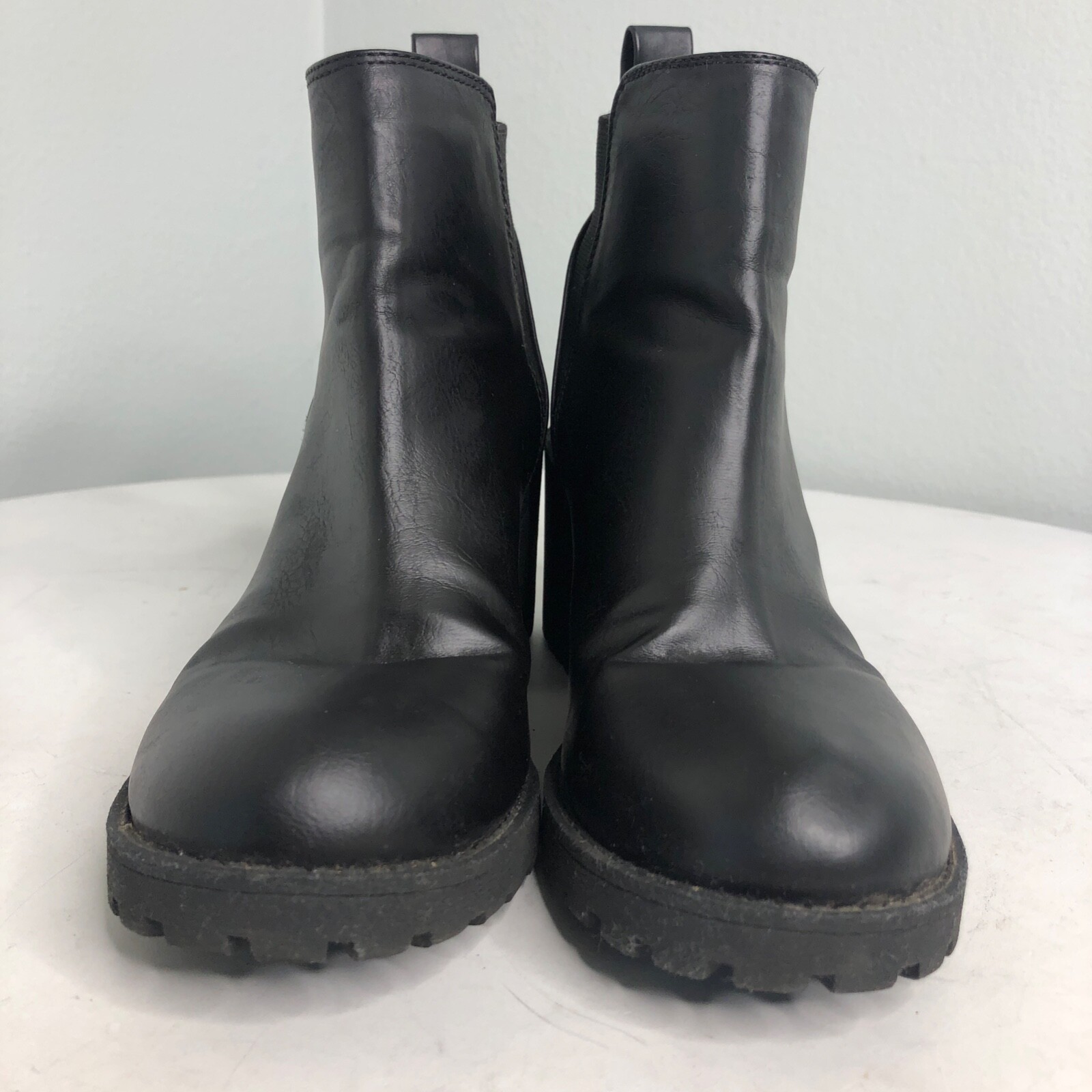 Dirty Laundry Lido Women’s Ankle Chelsea Boots Black Size 8M Chunky Y2K
