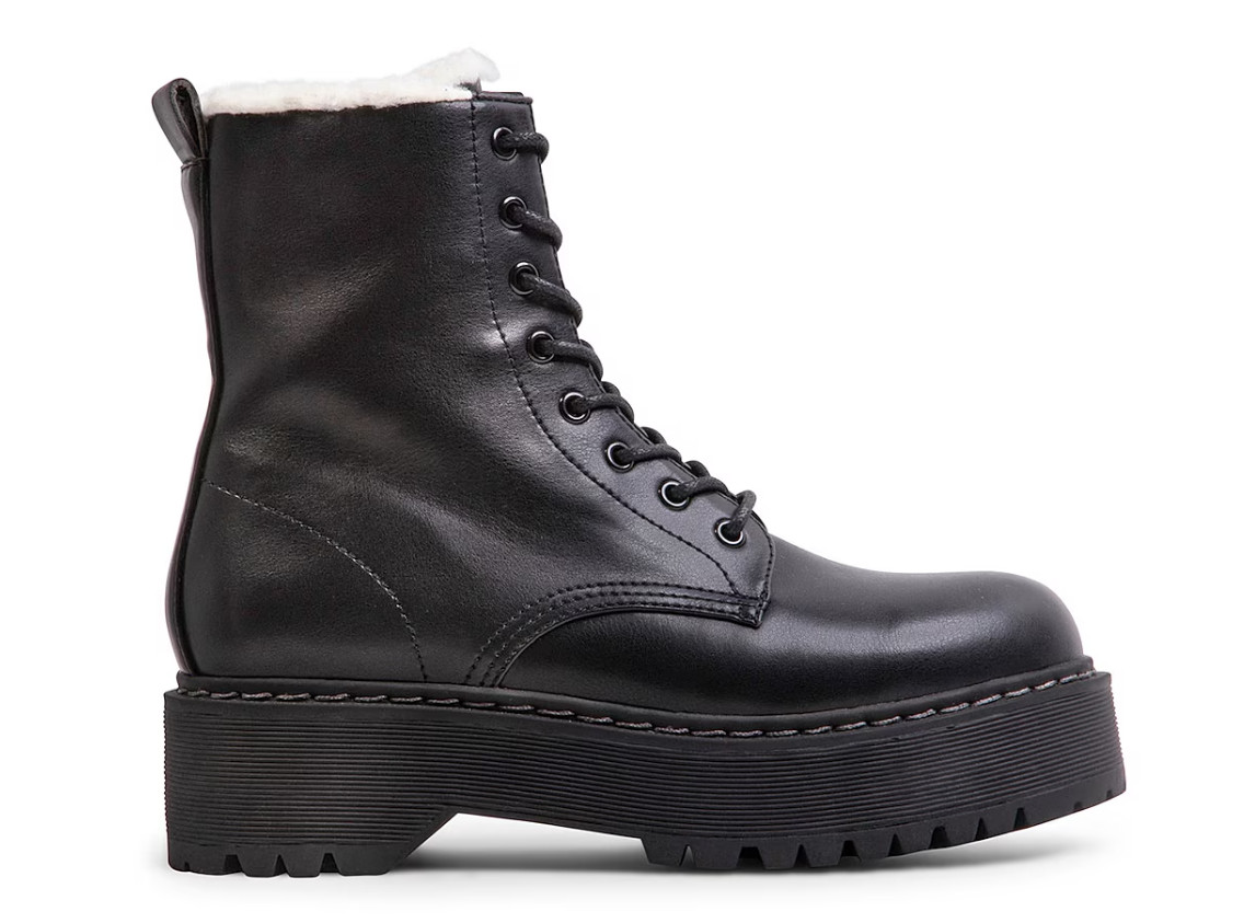 Steve Madden Bettyy1 Women’s Betty Combat Boot Black