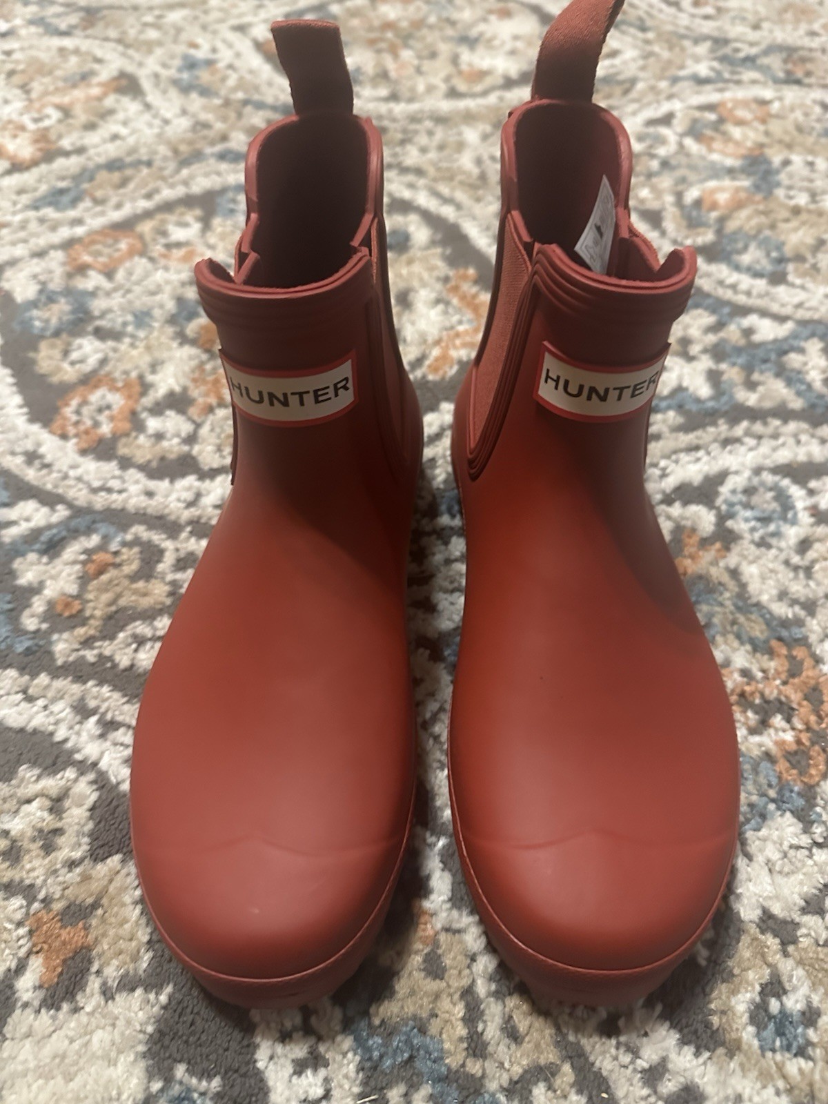 Hunter Original Chelsea Waterproof Rain Boots Rust Women’s US 7 EU 38