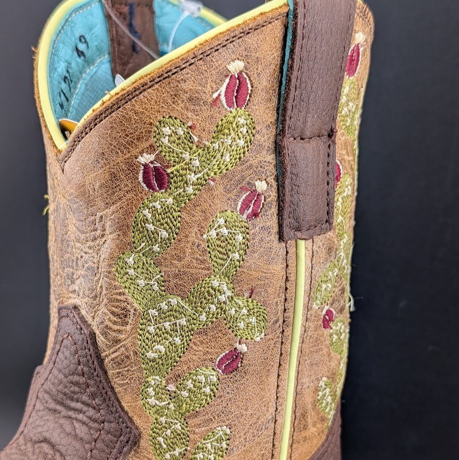 Corral Hydro Resist Safety Square Toe Western Work Boots Cactus Women’s 6.5